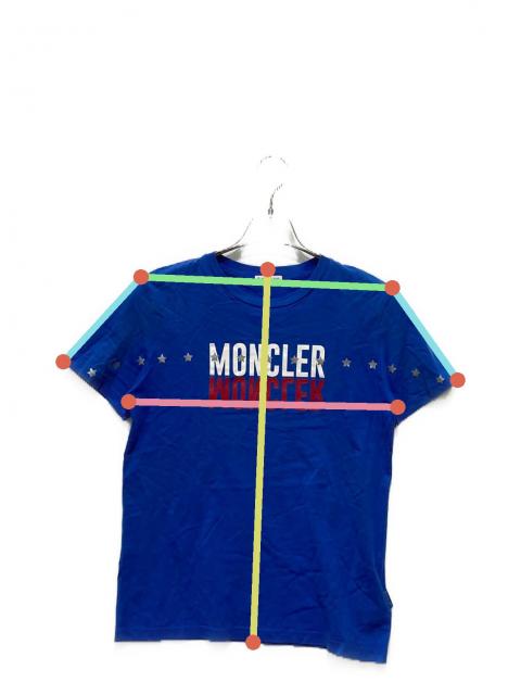 中古・古着通販】MONCLER (モンクレール) 半袖Tシャツ ブルー サイズ