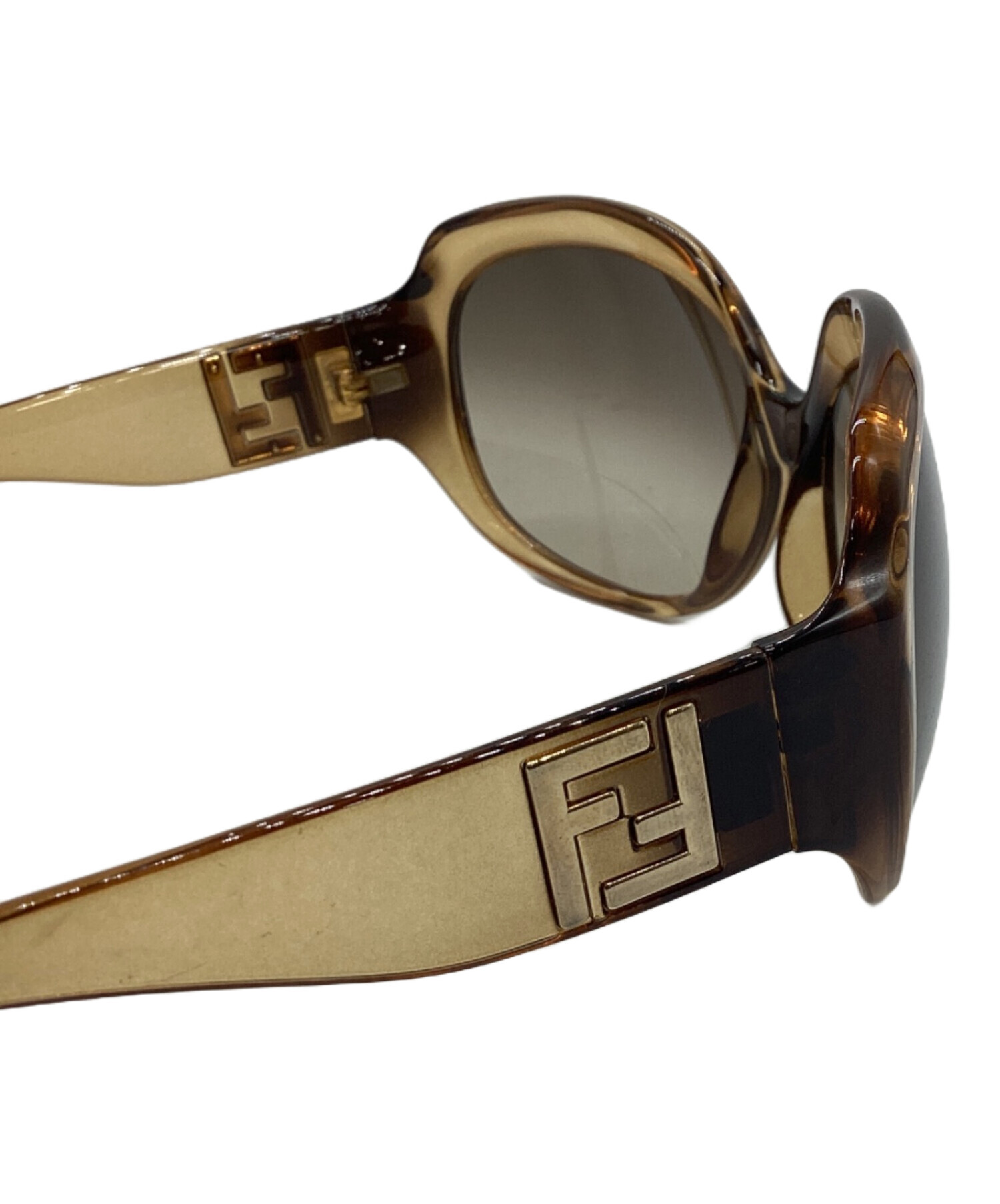 中古・古着通販】FENDI (フェンディ) サングラス ベージュ サイズ:65
