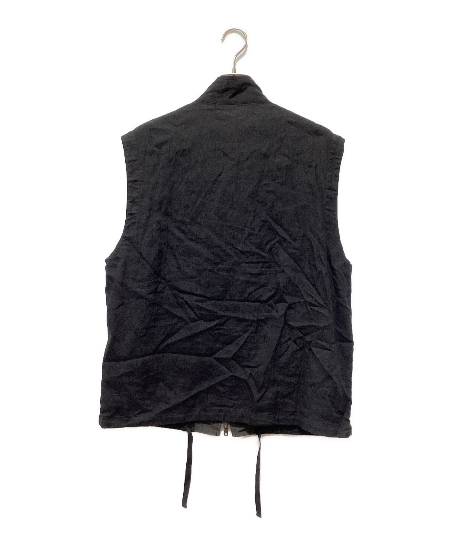 中古・古着通販】CONFECT (コンフェクト) リネン和紙 ジップベスト 