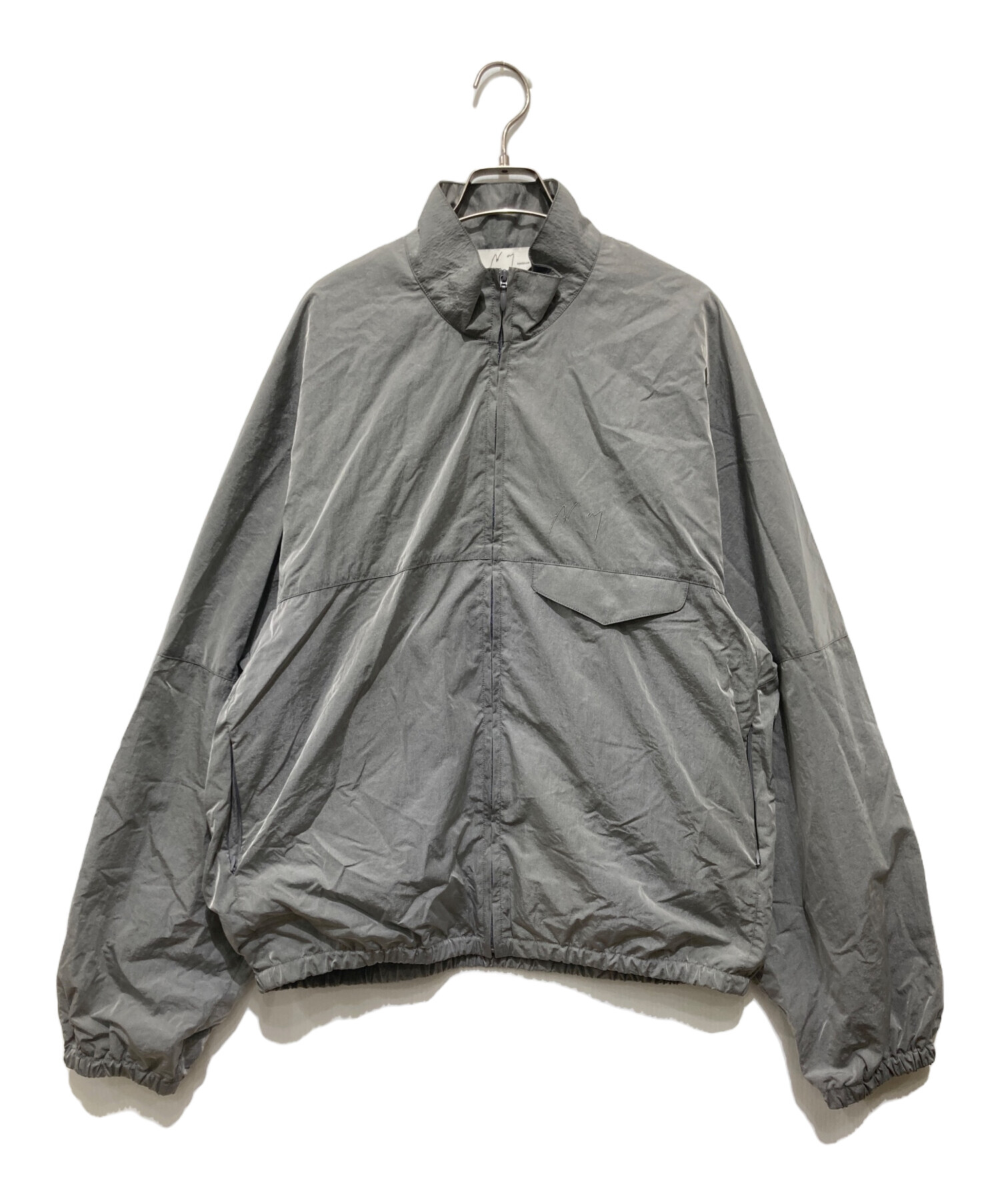 アンセルム ANCELLM NYLON KIMONO BLOUSON 2 中古・古着通販】ANCELLM (アンセルム) NYLON KIMONO BLOUSON グレー
