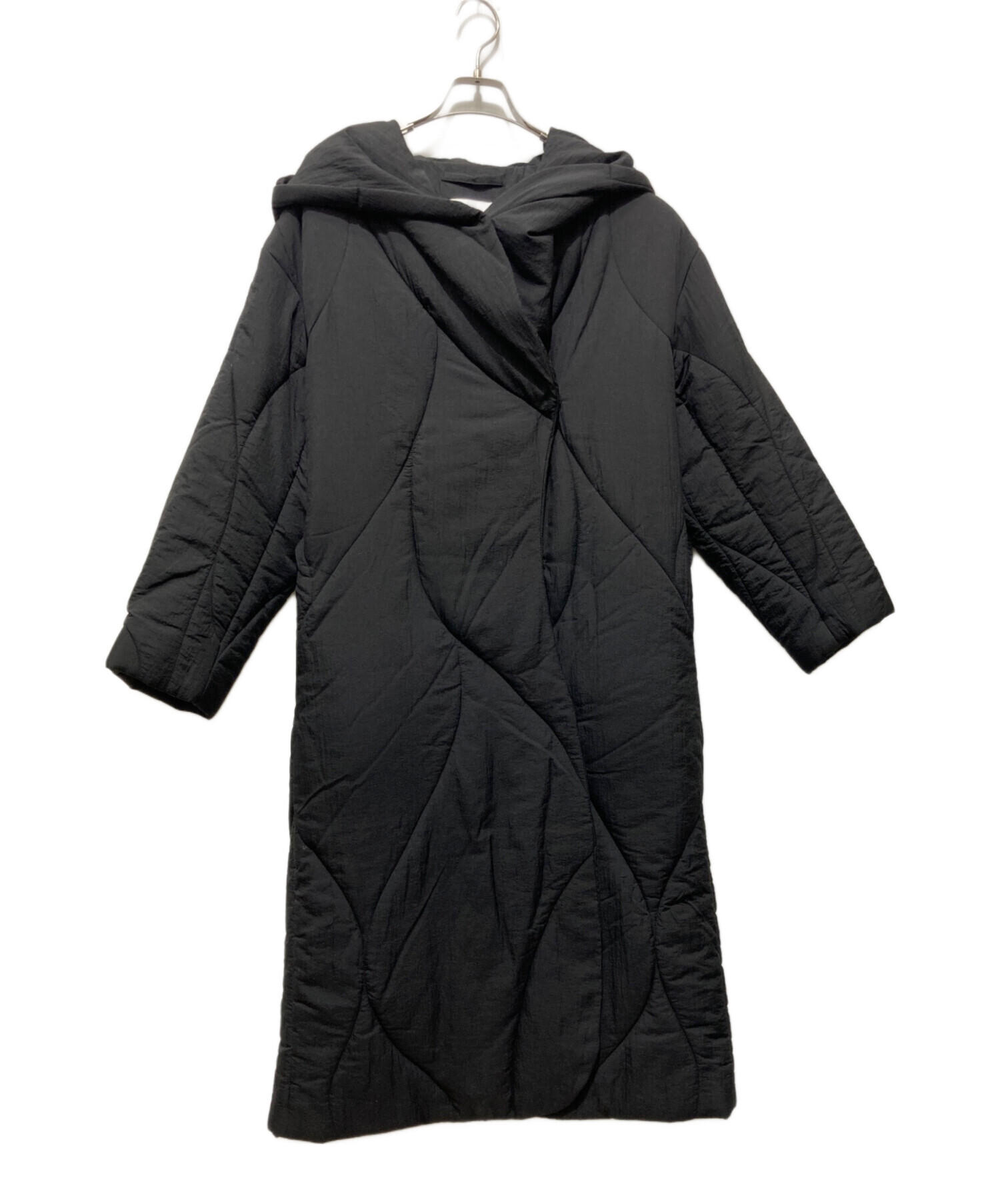 【Chiya】WAVE STITCH HEAT POLAKLONGCOAT 中古・古着通販】Ameri (アメリ) WAVE STITCH HEAT POLAK LONG COAT