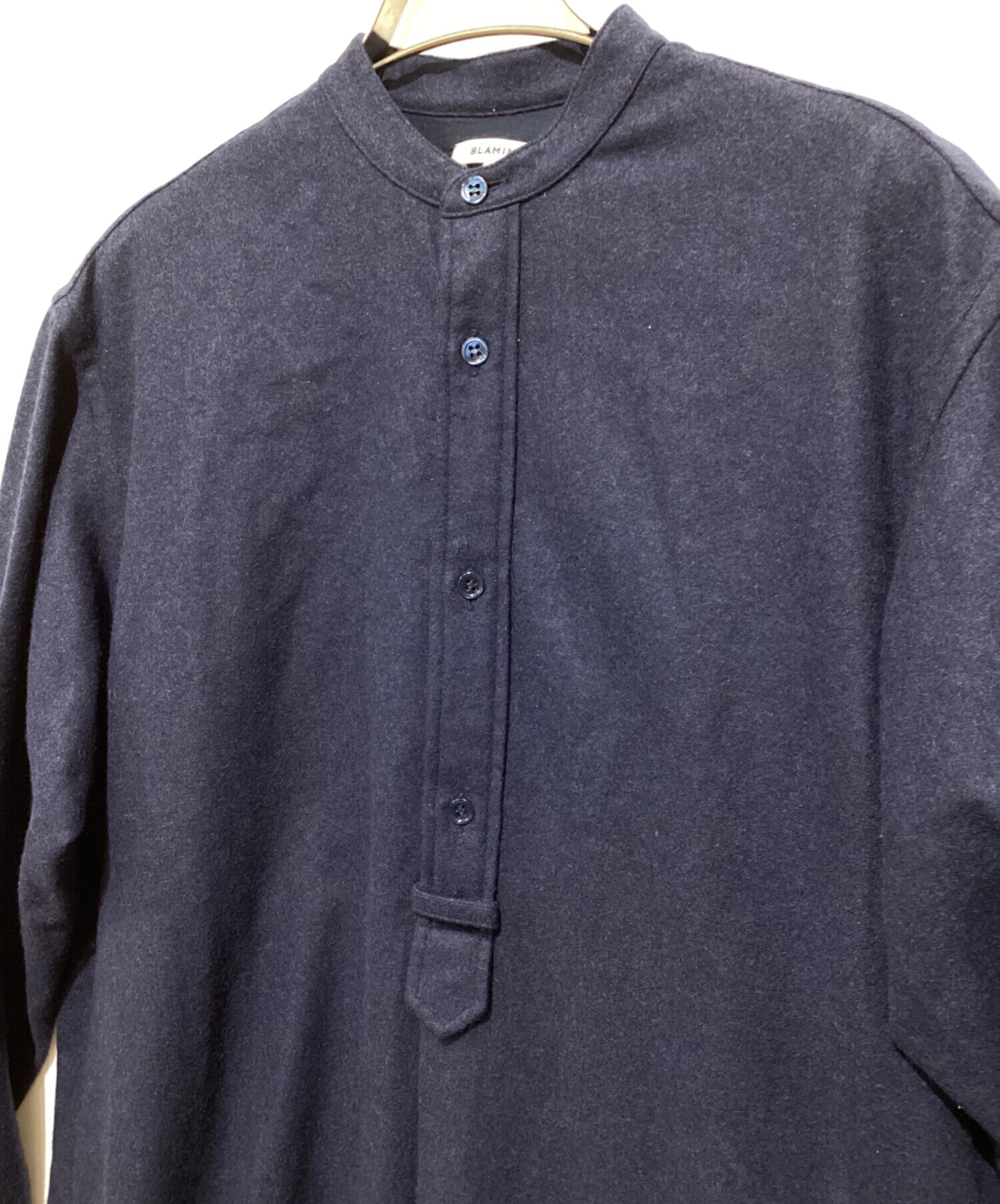 中古・古着通販】BLAMINK (ブラミンク) ウールフラノワンピース