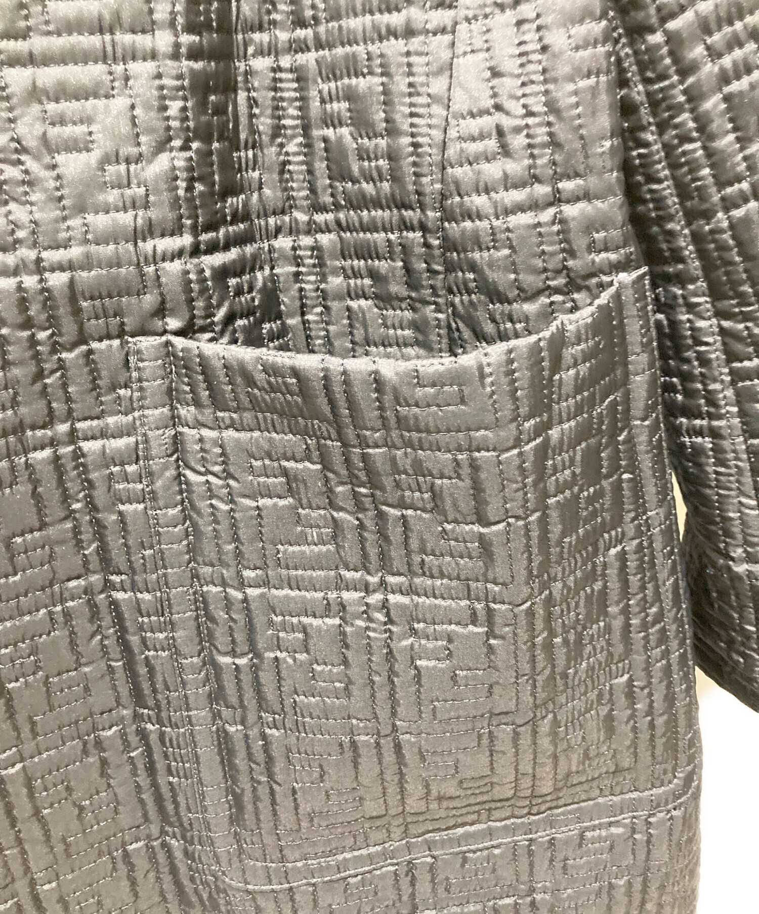 中古・古着通販】FENDI (フェンディ) ズッカ柄キルティングコート