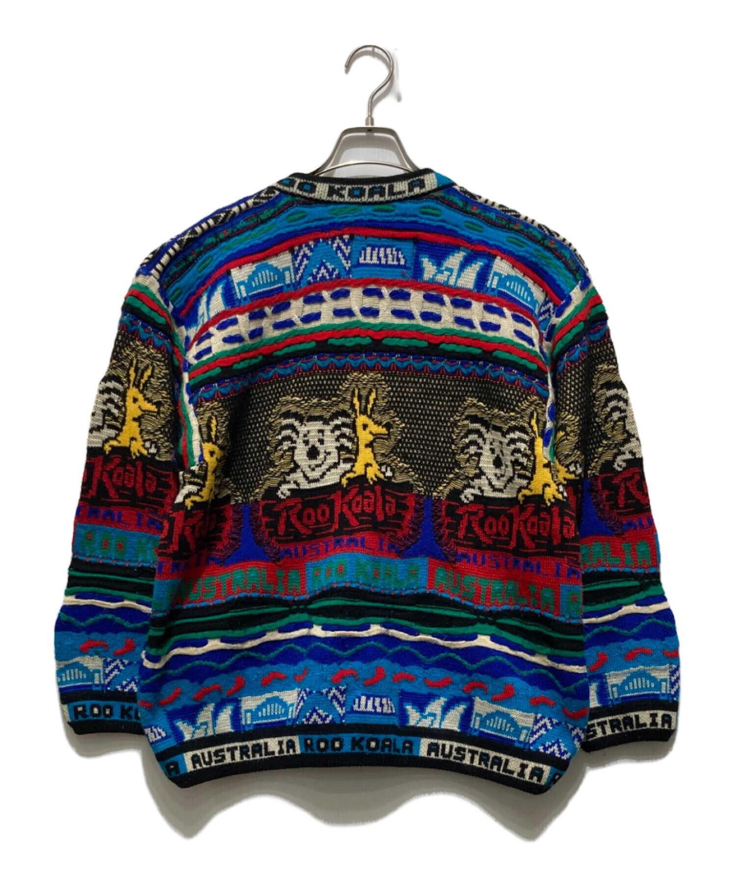 COOGI クージー3Dニット カーディガン セーター マルチカラー　SS 中古・古着通販】Coogi (クージー) マルチカラーニットカーディガン