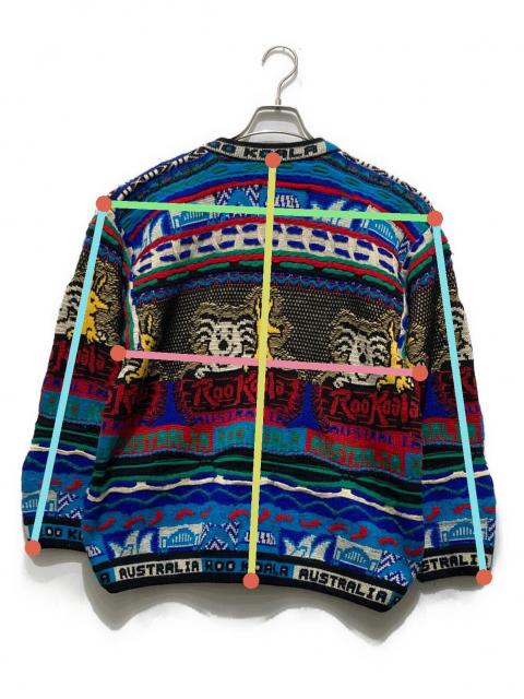 中古・古着通販】Coogi (クージー) マルチカラーニットカーディガン