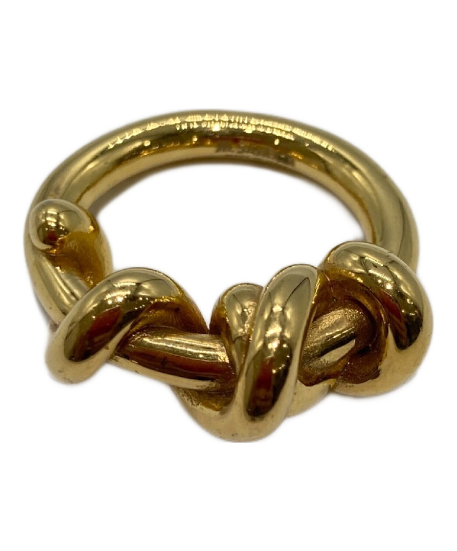 中古・古着通販】JIL SANDER (ジルサンダー) ツイストリング ゴールド