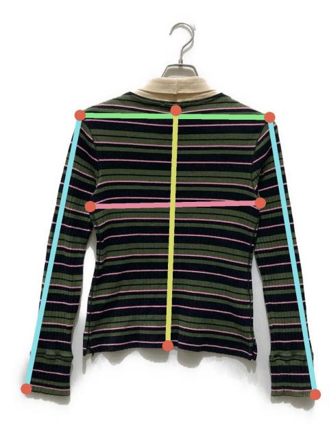 中古・古着通販】MARNI (マルニ) タートルネックボーダーニット