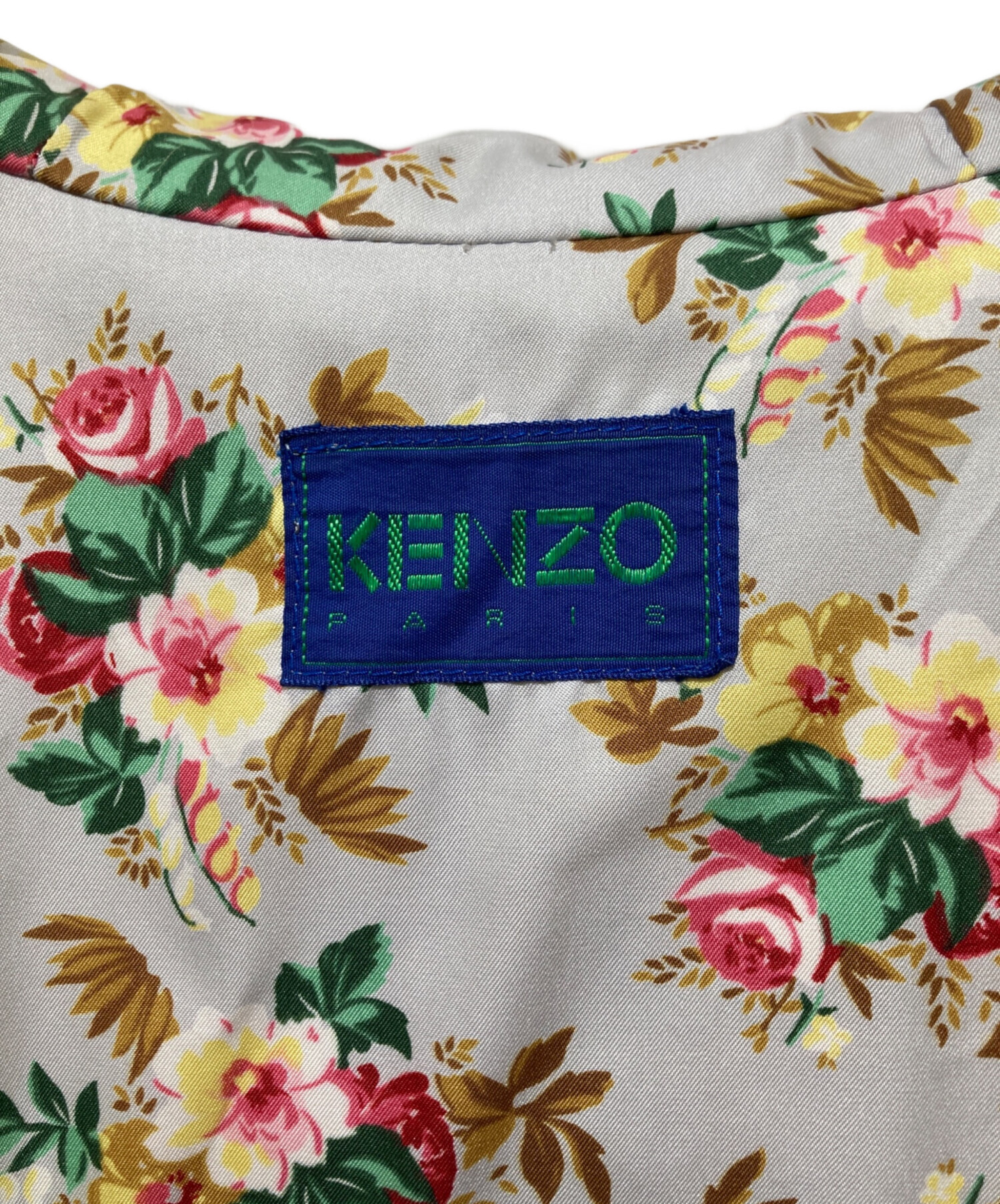 中古・古着通販】KENZO (ケンゾー) ファーカルガンプレートコート