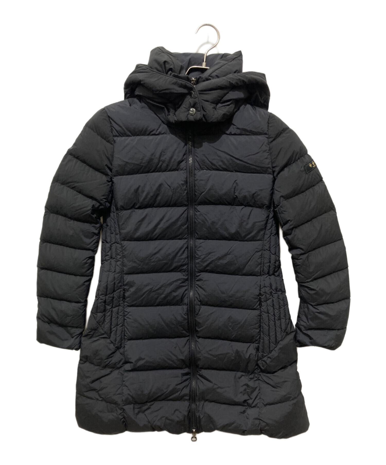 【未使用級】タトラス POLITEAMA ダウンコート ブラック03 L TATRAS（タトラス） ダウンコート POLITEAMA ポリテアマ