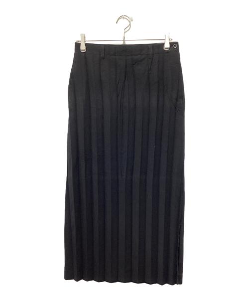 イッセイミヤケ　モノトーン グラフィック プリーツスカート 中古・古着通販】ISSEY MIYAKE (イッセイミヤケ) プリーツスカート