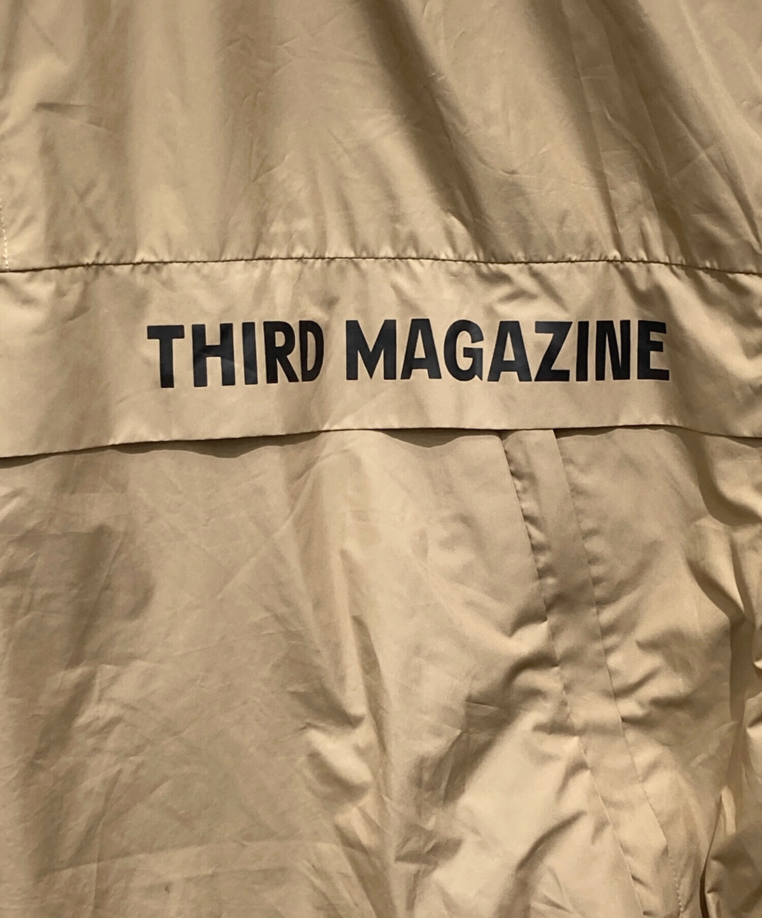 third magazine アノラック 中古・古着通販】THIRD MAGAZINE (サードマガジン) ロゴプリント