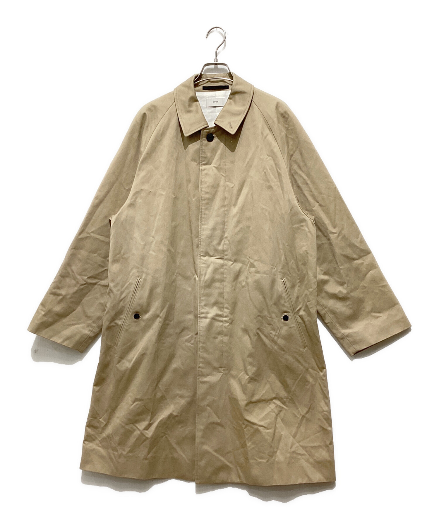 中古・古着通販】ATON (エイトン) バルマカンコート ベージュ サイズ