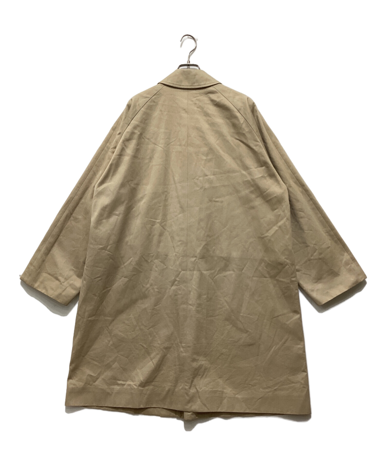 中古・古着通販】ATON (エイトン) バルマカンコート ベージュ サイズ
