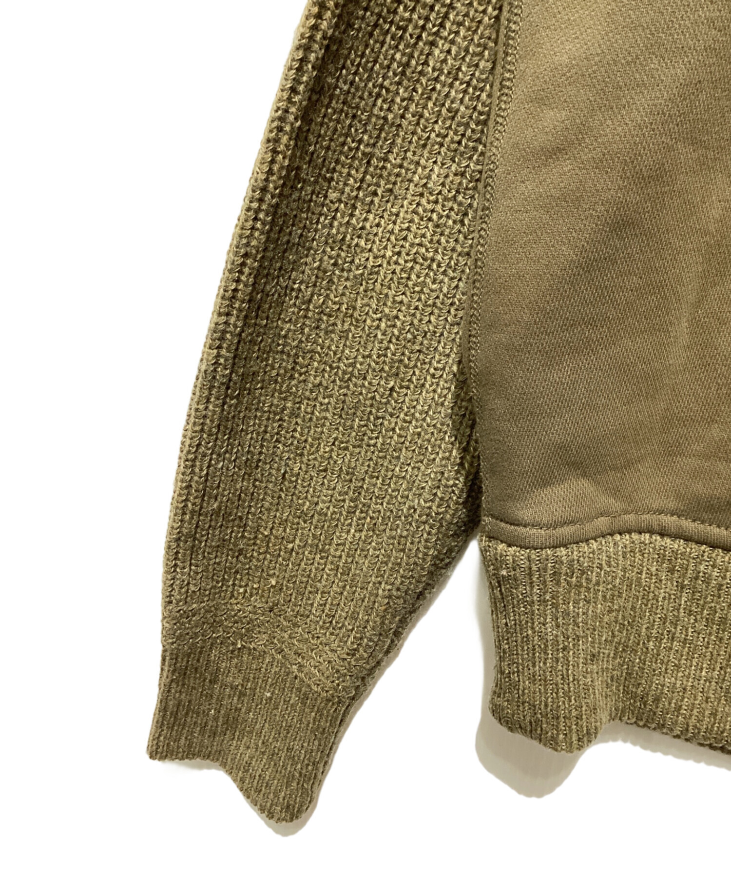 中古・古着通販】RRL (ダブルアールエル) ニット切替ジャケット