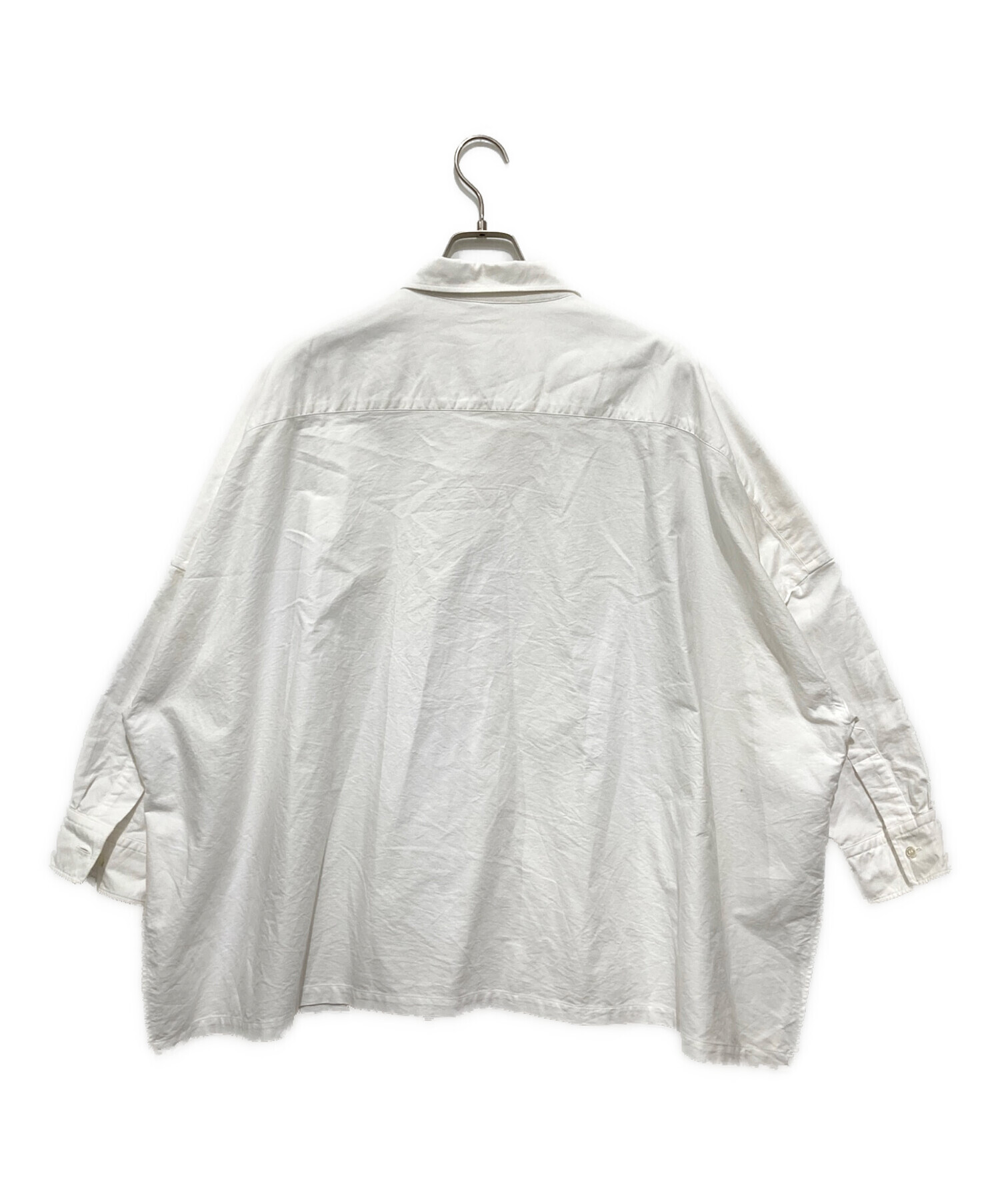 中古・古着通販】Plage (プラージュ) OX Ponchoシャツ ホワイト サイズ 
