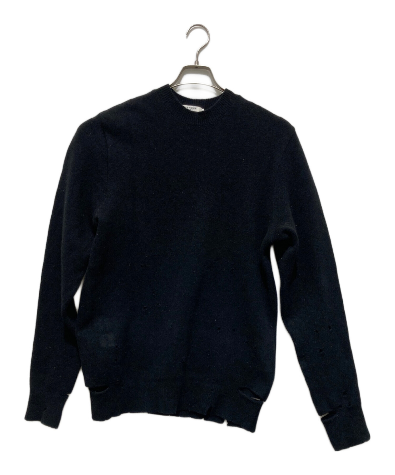 中古・古着通販】GIVENCHY (ジバンシィ) デストロイ加工ニット 中古・古着通販】GIVENCHY (ジバンシィ) デストロイ加工ニット