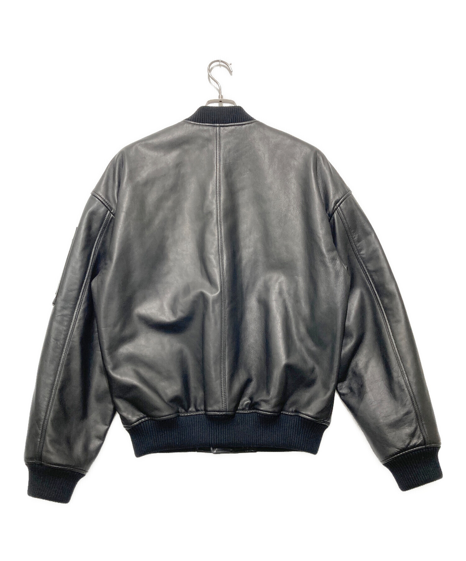 DSQUARED2 ボアレザージャケット 中古・古着通販】DSQUARED2 (ディースクエアード) Leather bomber