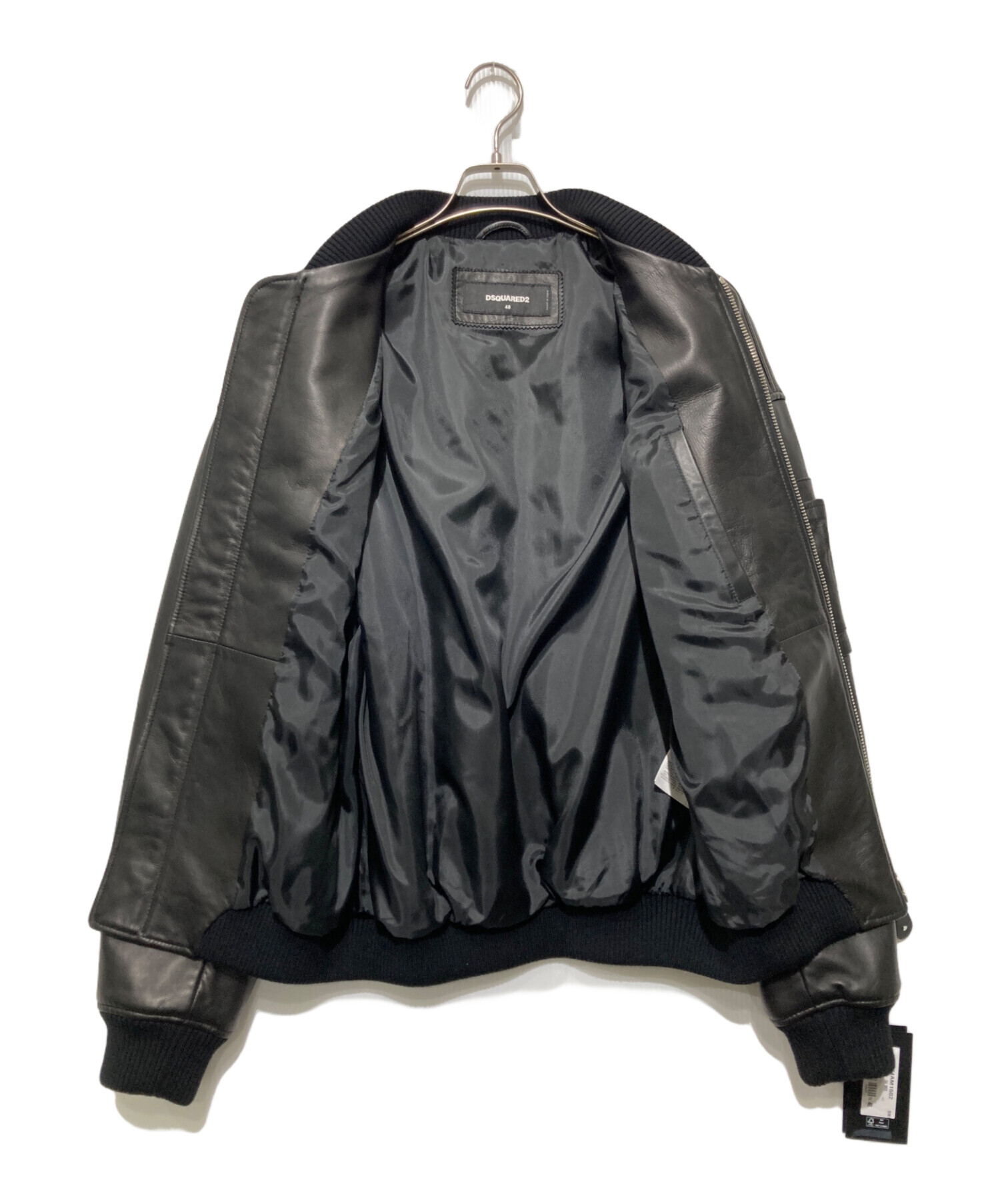 中古・古着通販】DSQUARED2 (ディースクエアード) Leather bomber