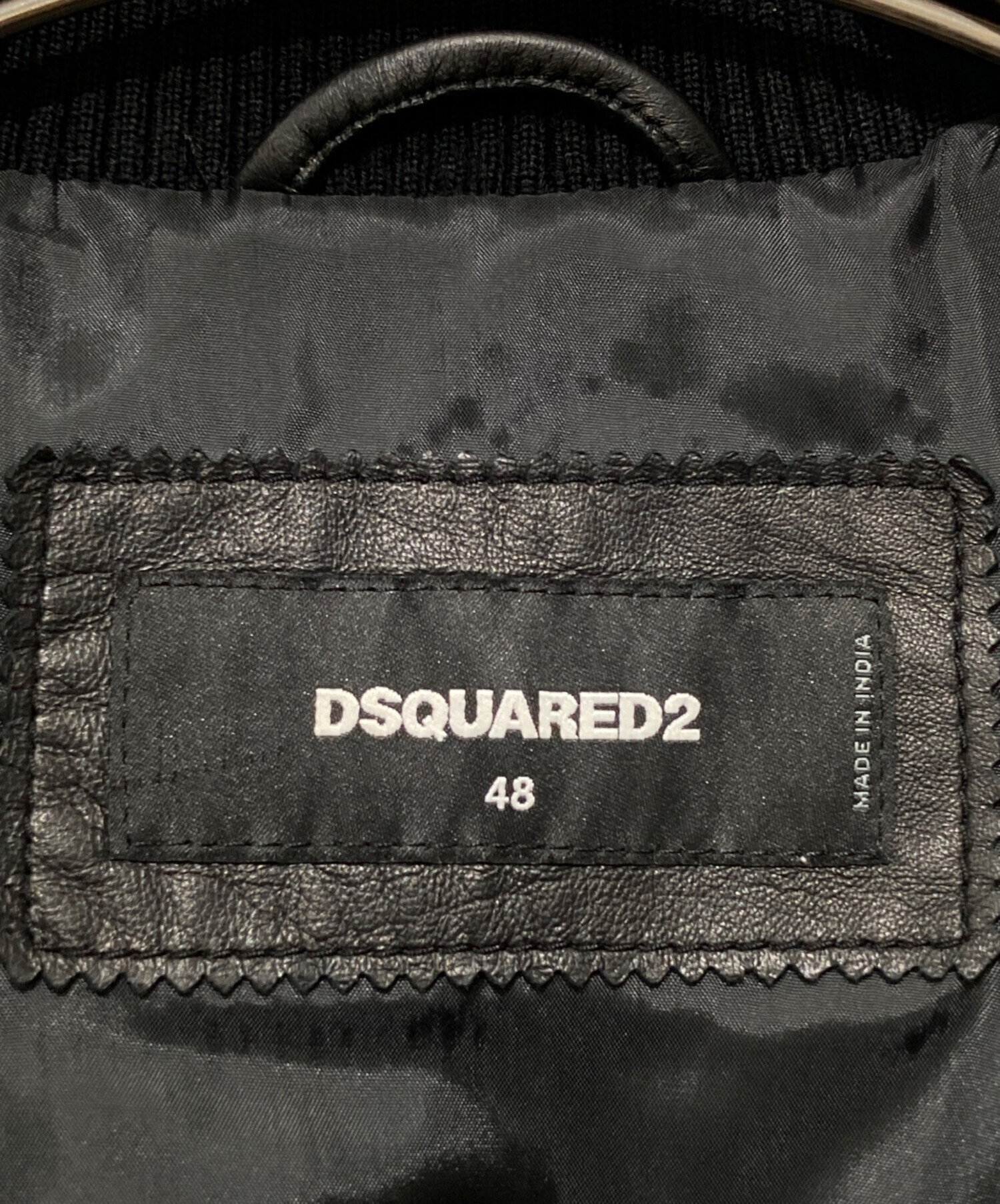 中古・古着通販】DSQUARED2 (ディースクエアード) Leather bomber
