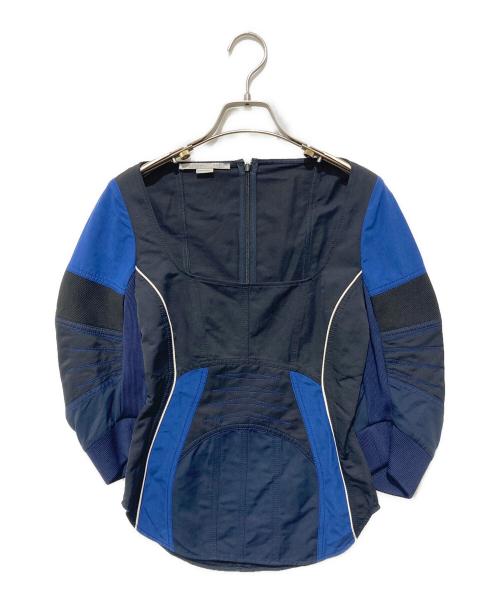 STELLA McCARTNEY / ステラマッカートニー | コットンシルク レースカットワーク ブラウス | 38 | ネイビー | レディース 中古・古着通販】STELLA McCARTNEY (ステラマッカートニー) レーシング