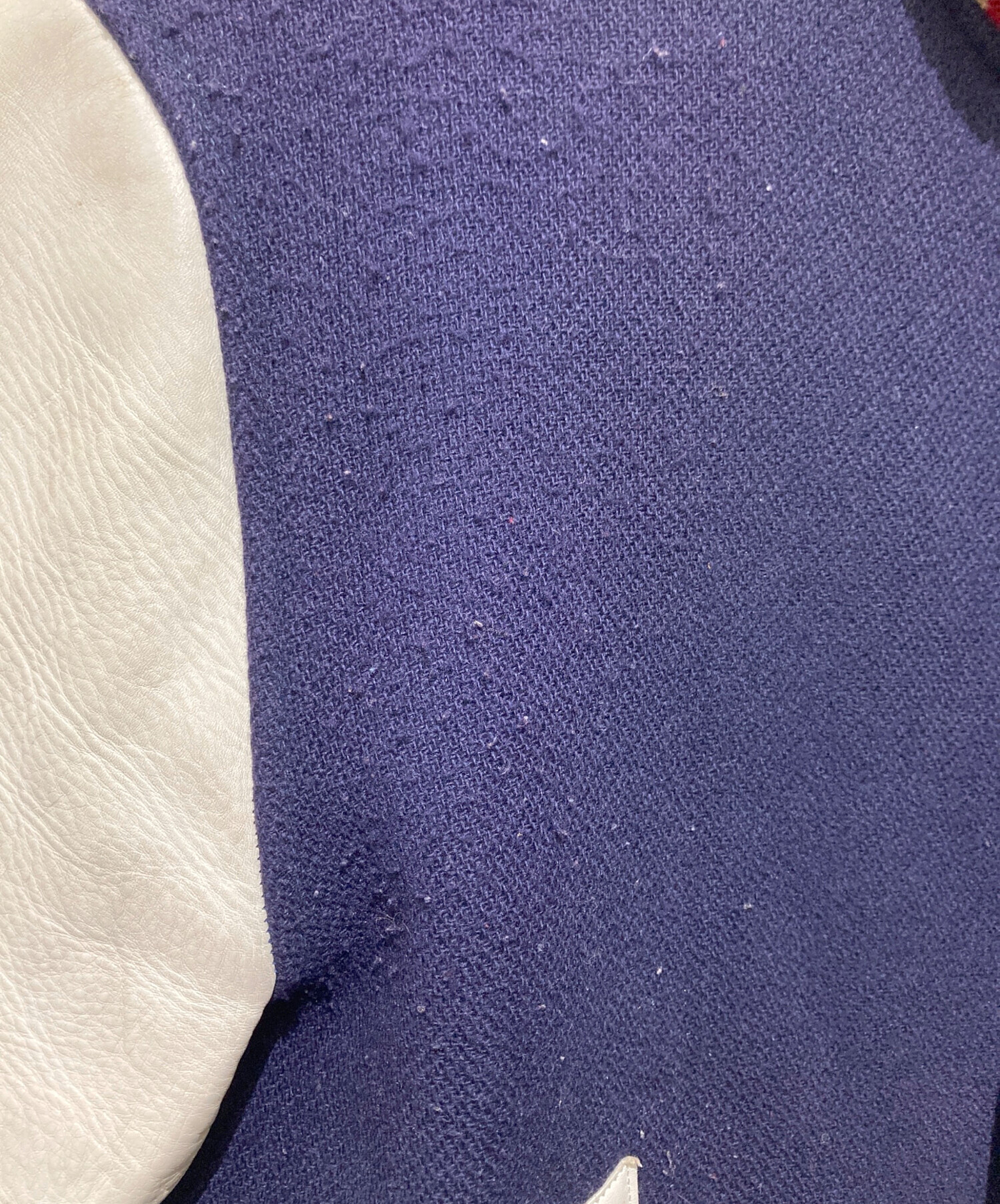 中古・古着通販】whitesville (ホワイツビル) レザー切替スタジャン