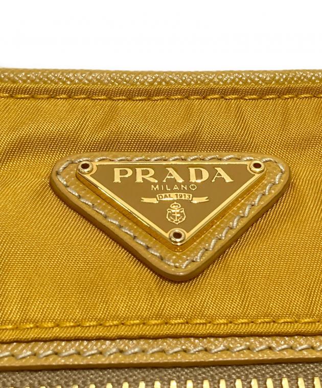 中古・古着通販】PRADA (プラダ) ロゴプレート ナイロンハンドバッグ