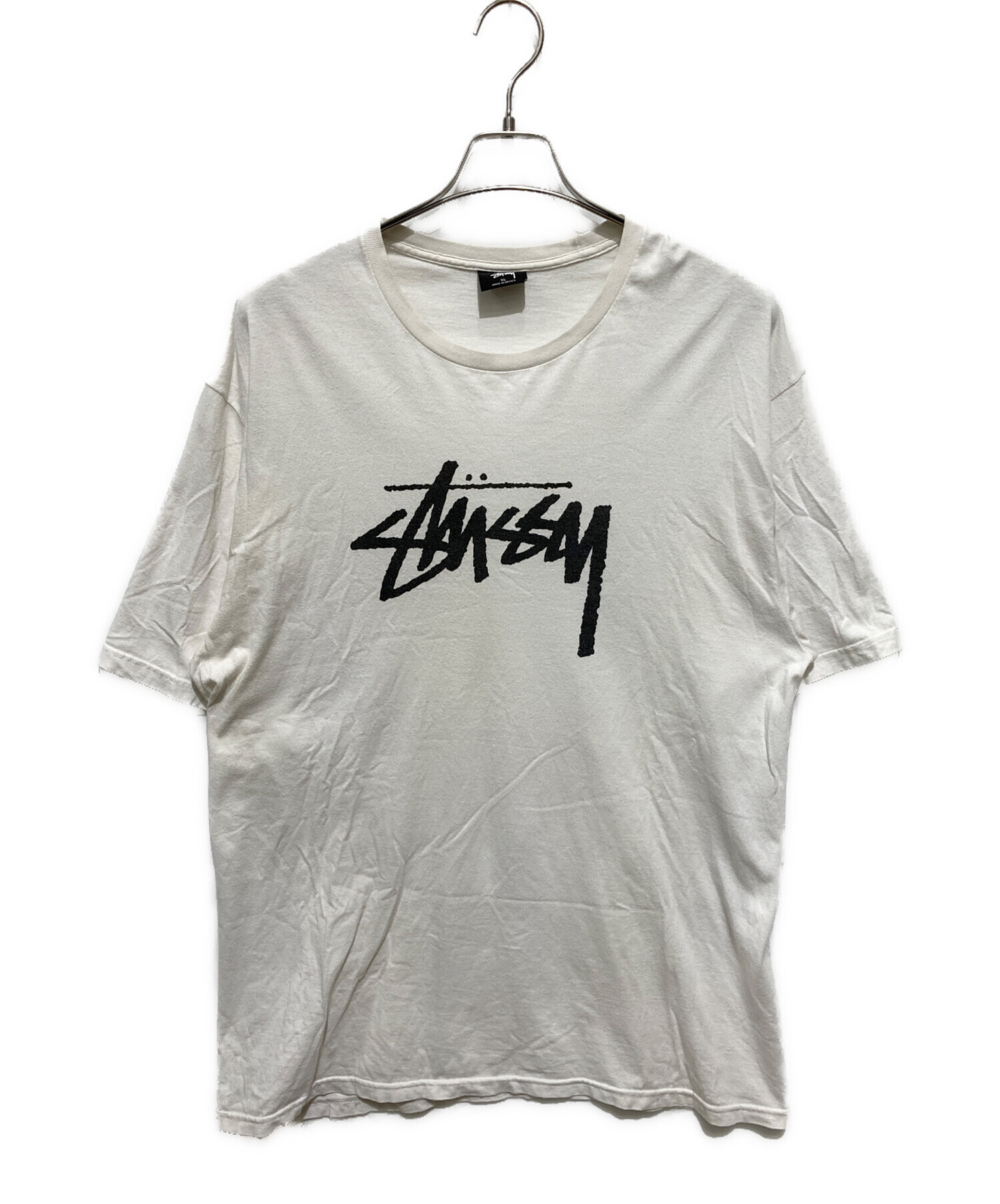 中古・古着通販】stussy (ステューシー) Tシャツ ホワイト サイズ:XL 