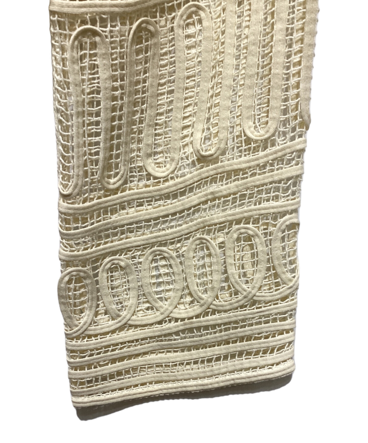 中古・古着通販】AMERI (アメリ) BATTEN LACE LIKE KNIT JACKET