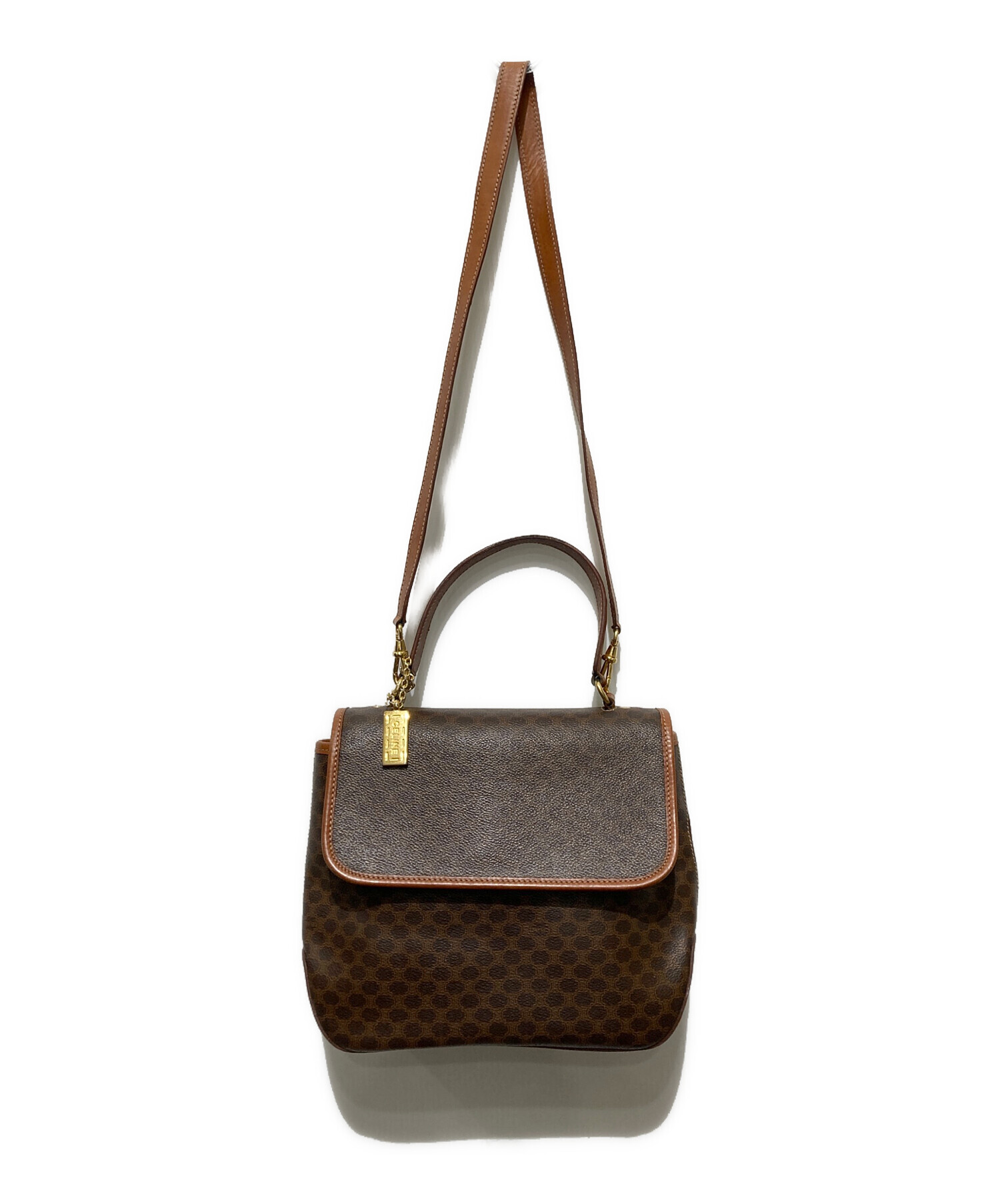 中古・古着通販】CELINE (セリーヌ) マカダム 2WAY ハンド ショルダー