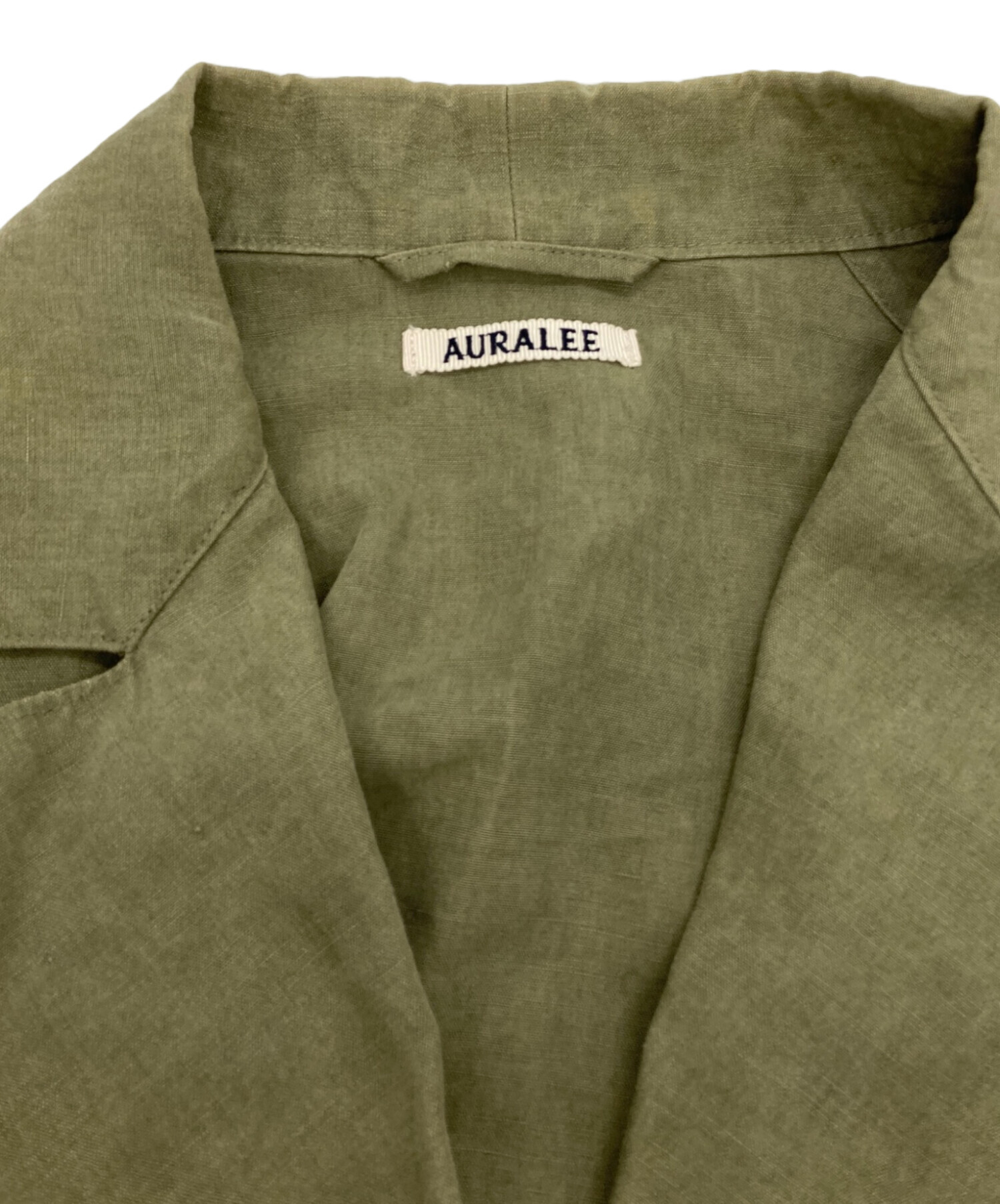 中古・古着通販】AURALEE (オーラリー) ウォッシュドリネンベルテッド