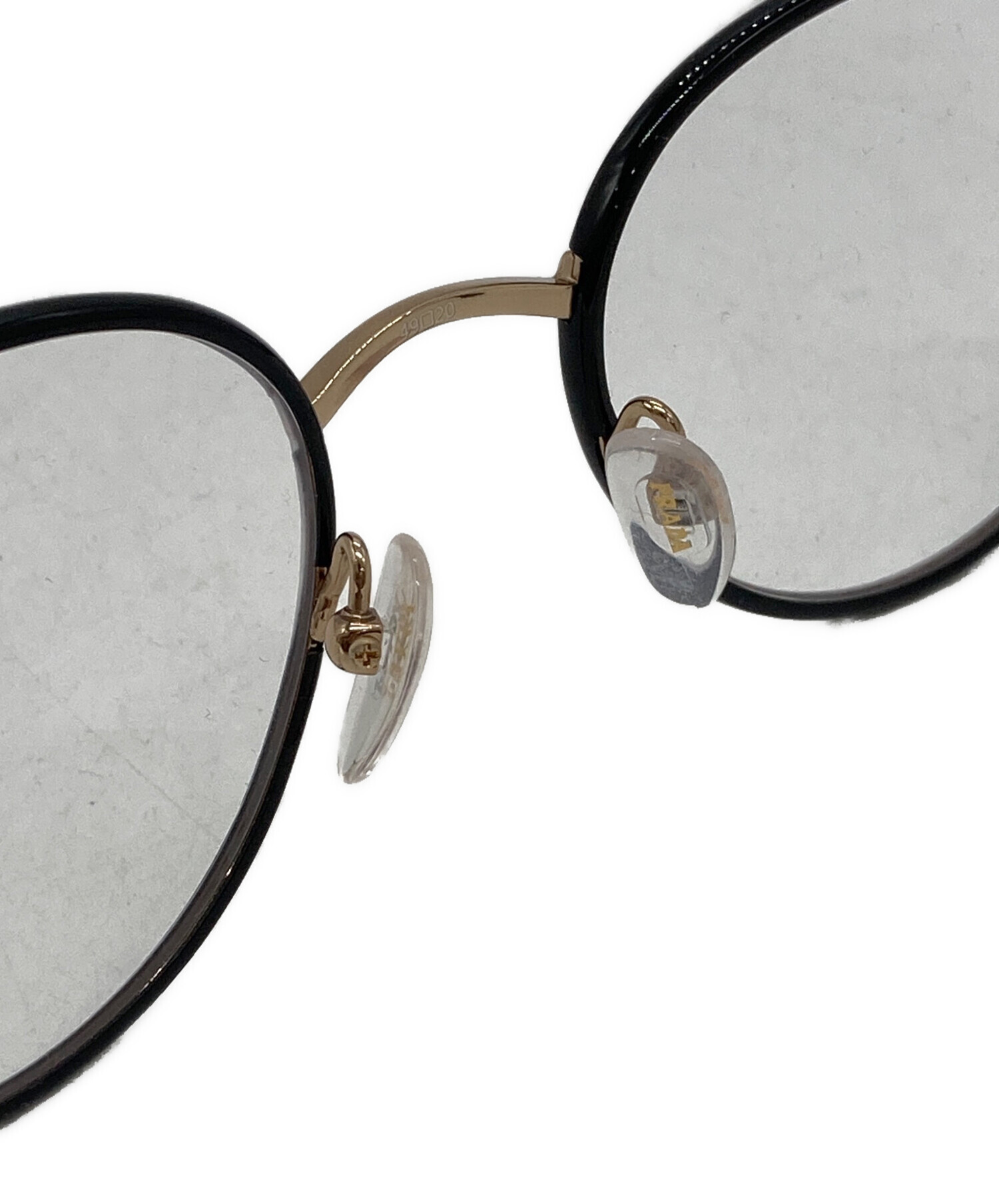 中古・古着通販】PRADA (プラダ) 眼鏡 ブラック（1AB-1O1） サイズ:49