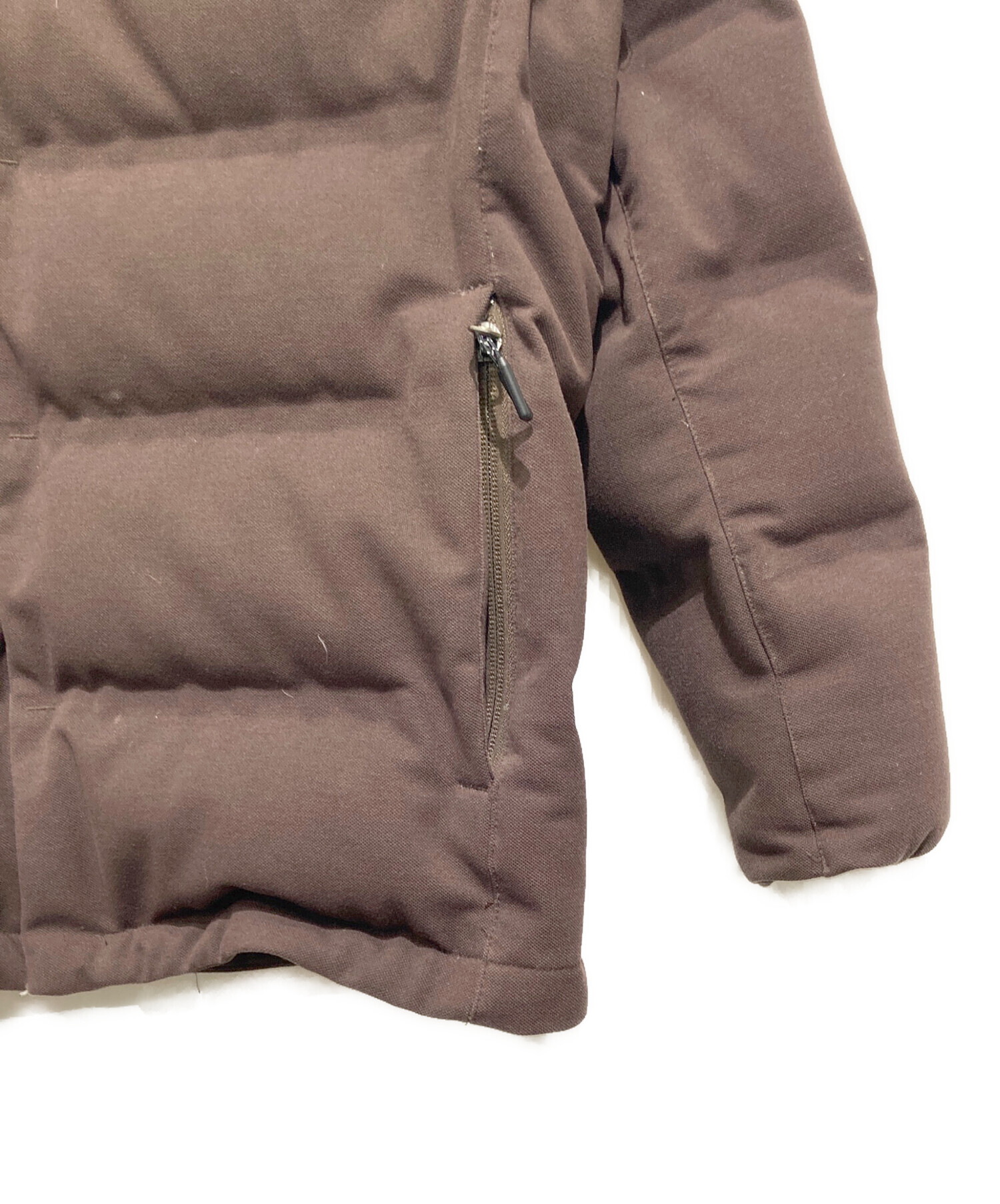 中古・古着通販】LACOSTE (ラコステ) ピケダウンジャケット ブラウン