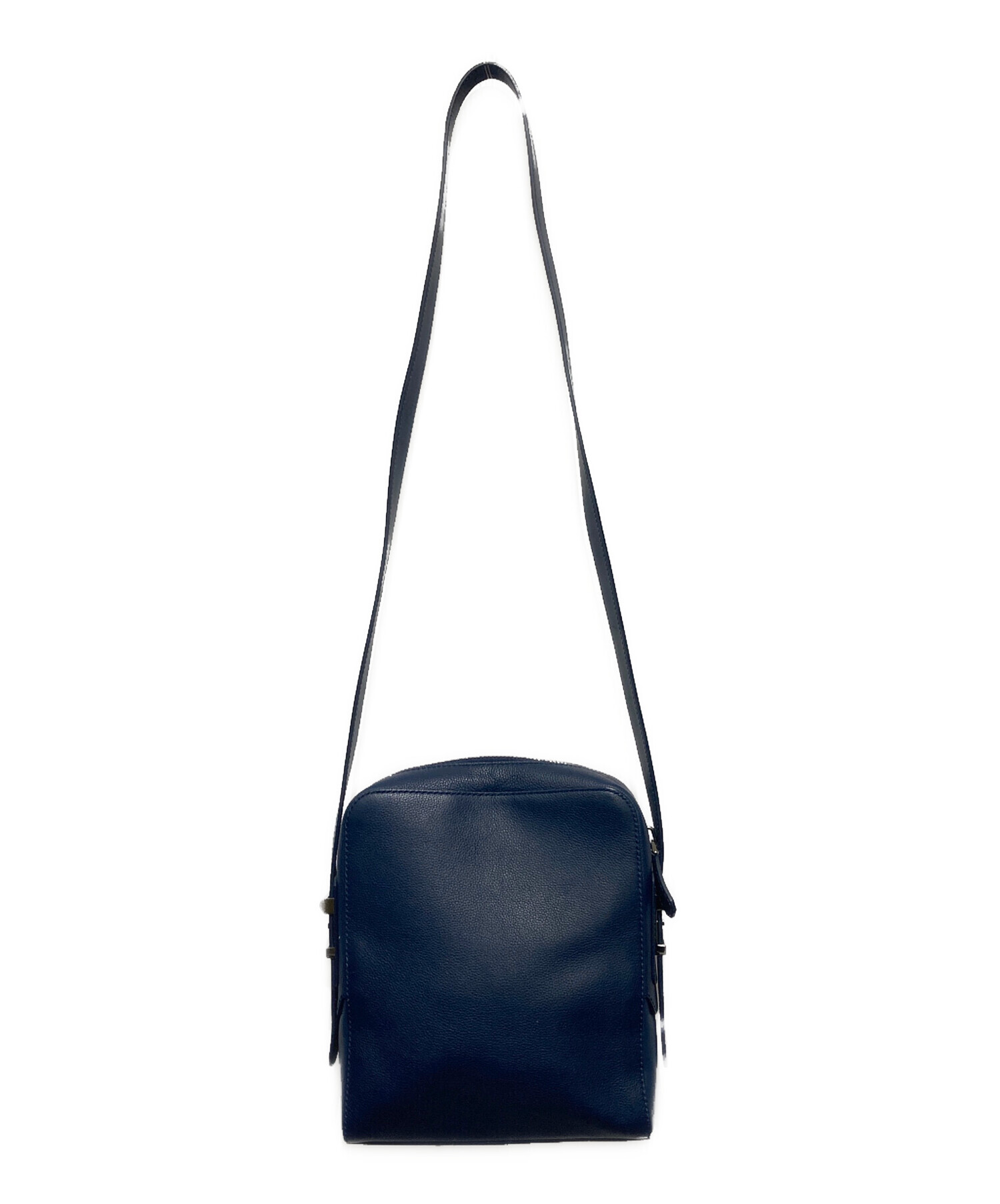 中古・古着通販】BVLGARI (ブルガリ) BVCKLEショルダーバッグ ネイビー