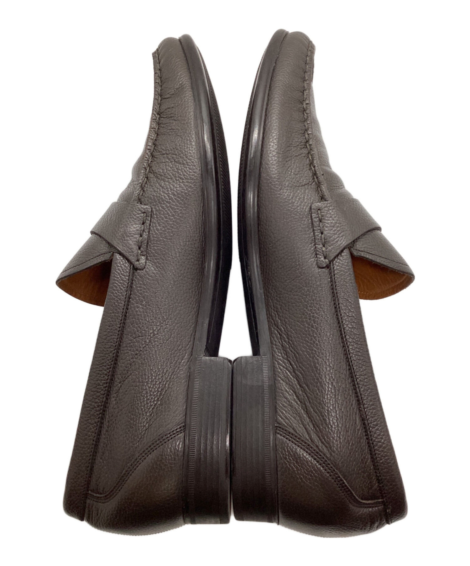 【BIGお買い物ラリー★30%OFFセール中】バリー BALLY ローファー ブラック レディース 中古 中古・古着通販】BALLY (バリー) ストラップローファー ブラウン