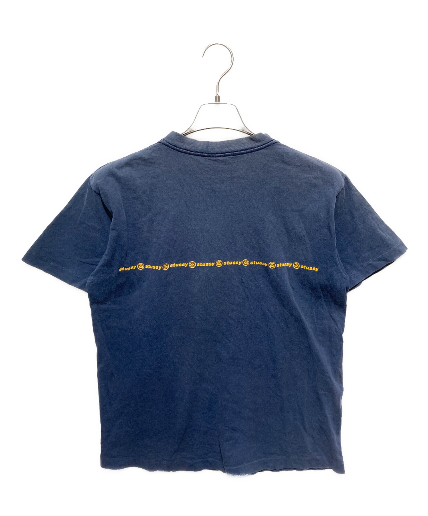 中古・古着通販】stussy (ステューシー) Tシャツ ネイビー サイズ:M