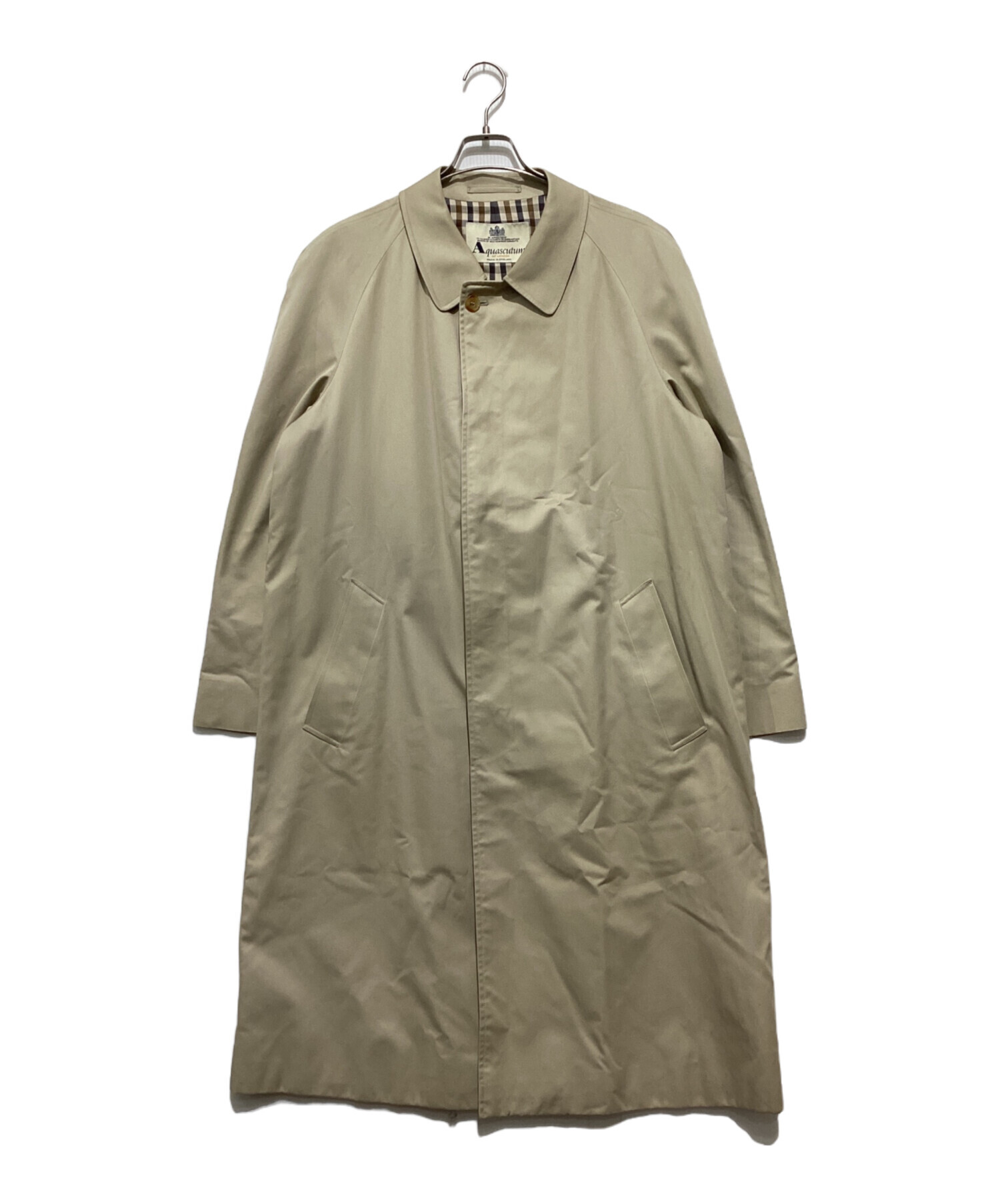 中古・古着通販】Aquascutum (アクアスキュータム) ステンカラーコート