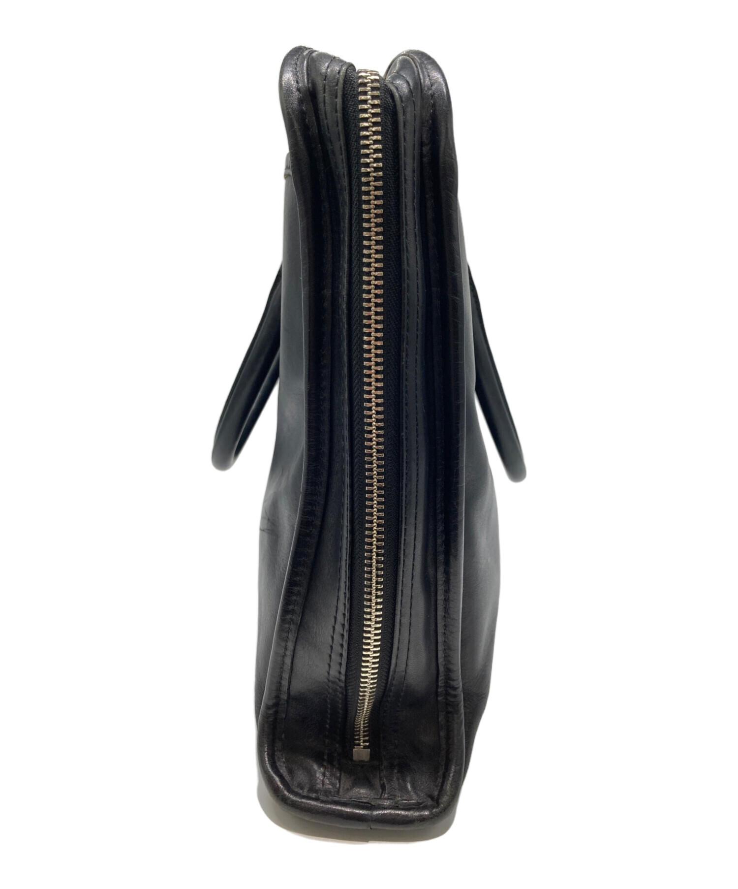 中古・古着通販】PORTER (ポーター) レザーブリーフケース ブラック