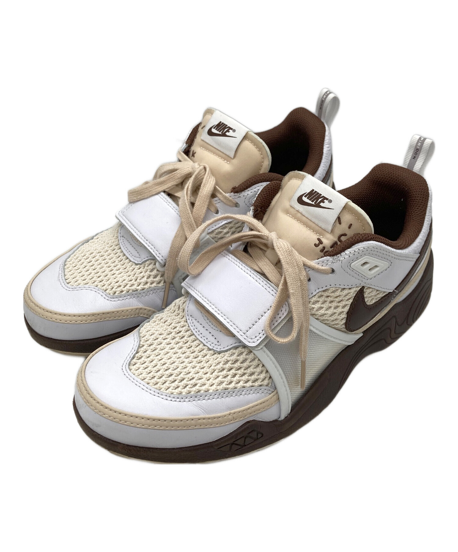 大人気‼️新品未使用タグ付✨Nike エアリフト 総柄 ベージュ 23cm 中古・古着通販】NIKE (ナイキ) ZOOM FIELD JAXX ベージュ WHITE/LT