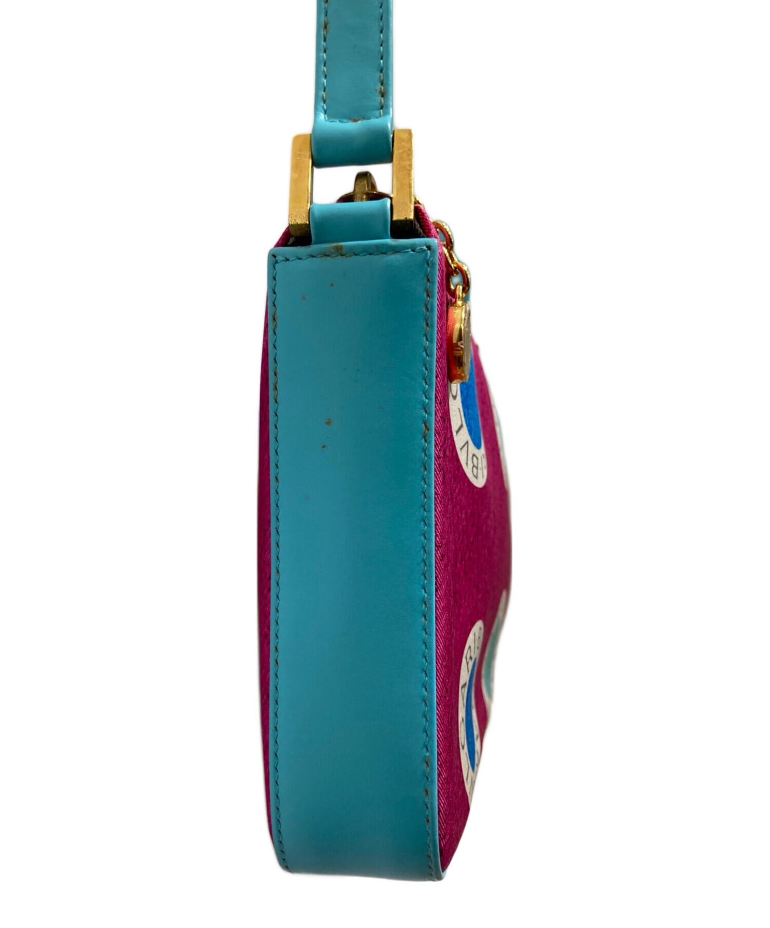 中古・古着通販】BVLGARI (ブルガリ) ワンショルダーバッグ ピンク 