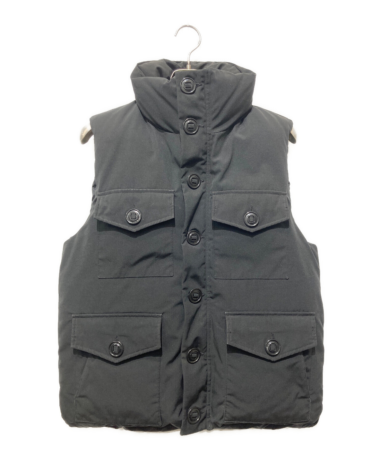  ・カナダグース・ダウンベスト・モントリオール・黒・L 中古・古着通販】CANADA GOOSE (カナダグース) モントリオールダウン