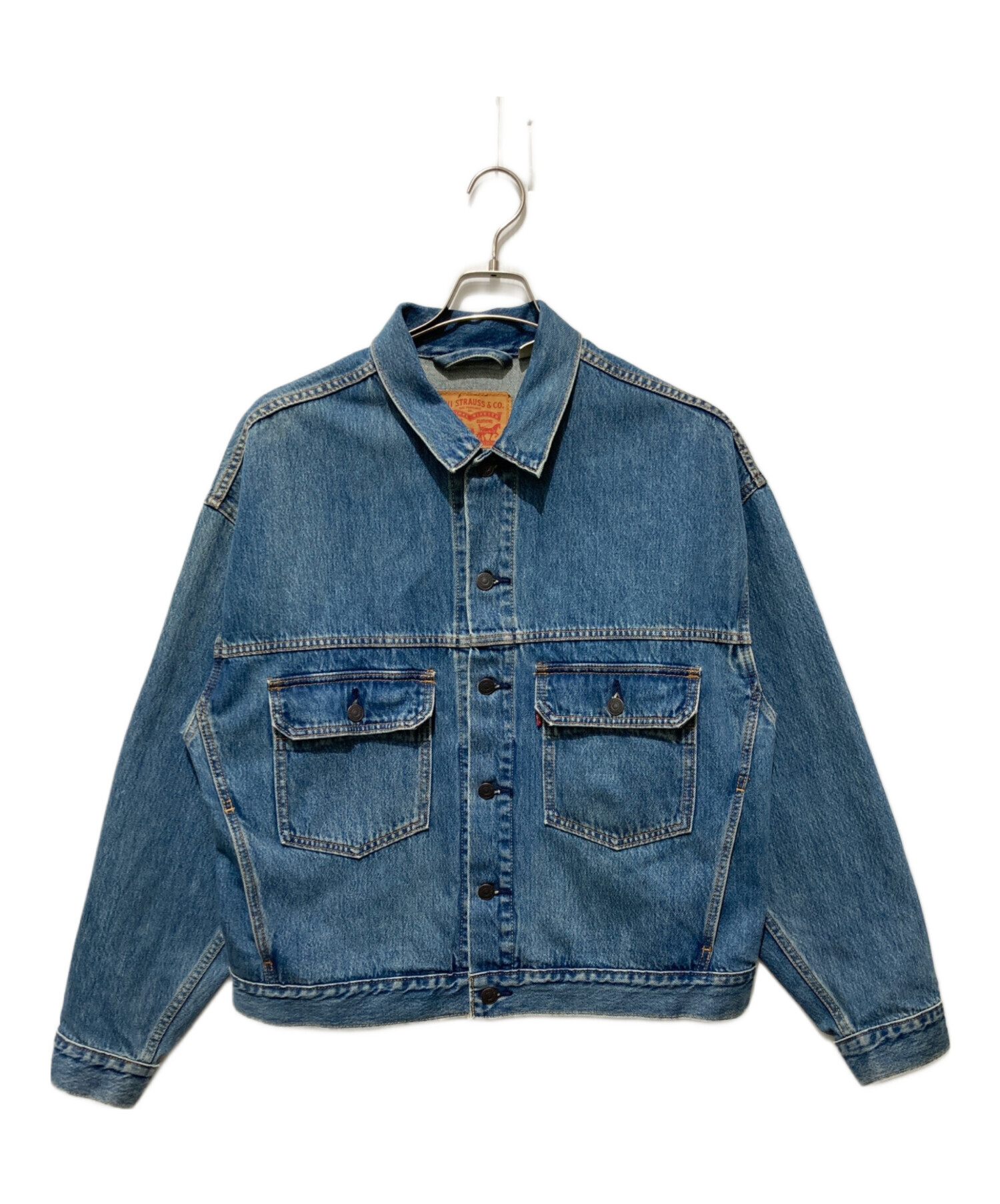 中古・古着通販】LEVI'S (リーバイス) デニムジャケット ブルー サイズ