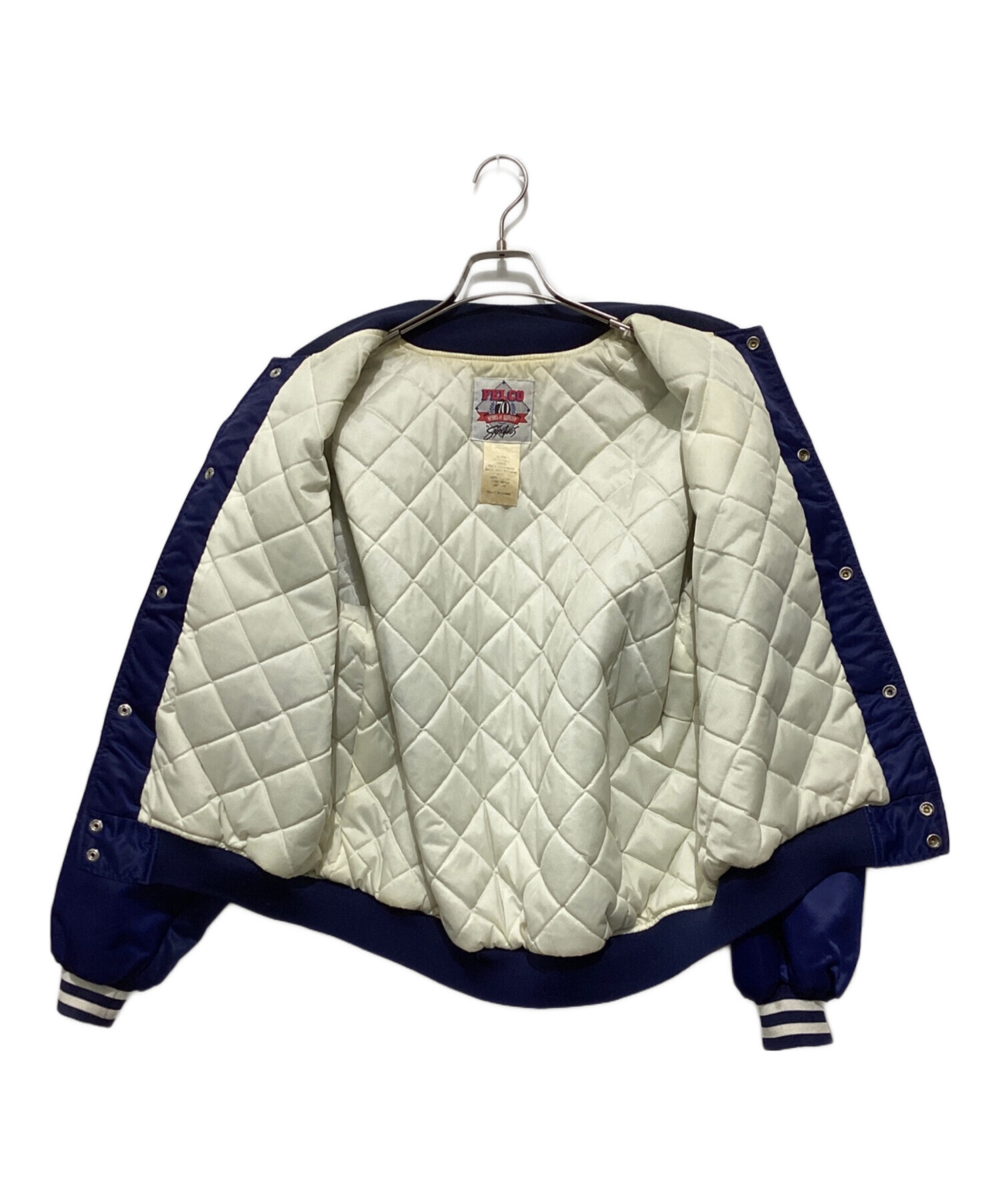 中古・古着通販】FELCO (フェルコ) スタジャン ネイビー サイズ:M