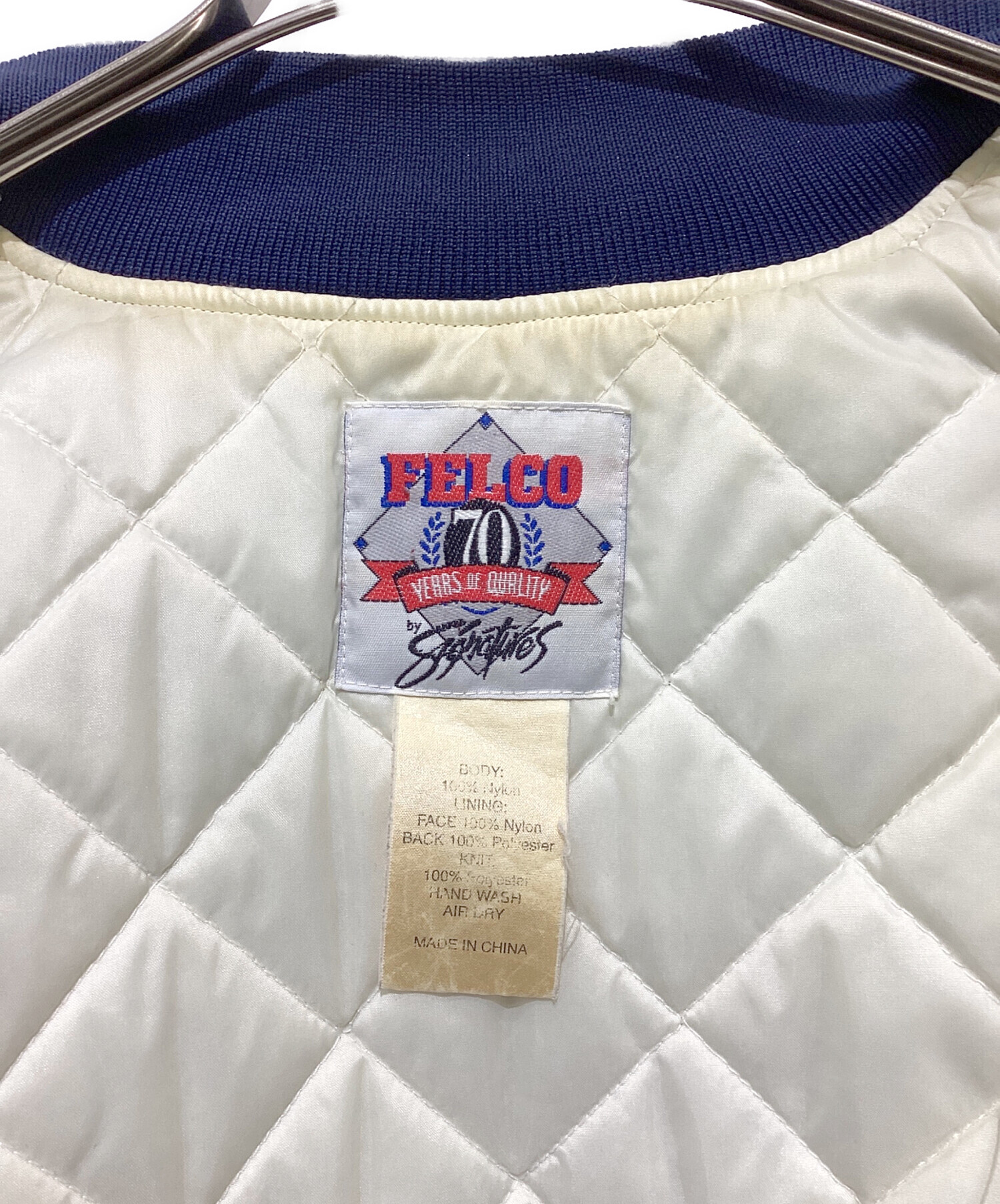 中古・古着通販】FELCO (フェルコ) スタジャン ネイビー サイズ:M