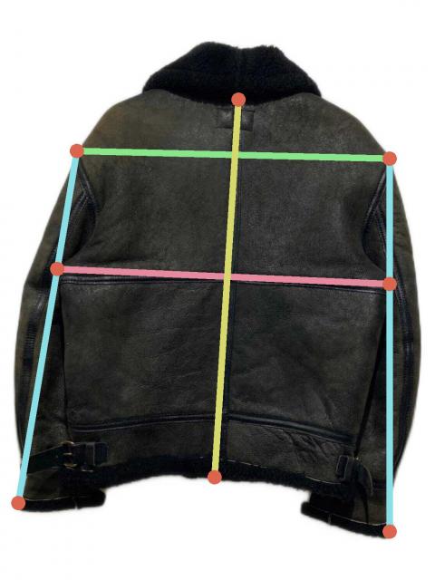 中古・古着通販】US SHEEPSKIN (USシープスキン) オイルドB3フライド