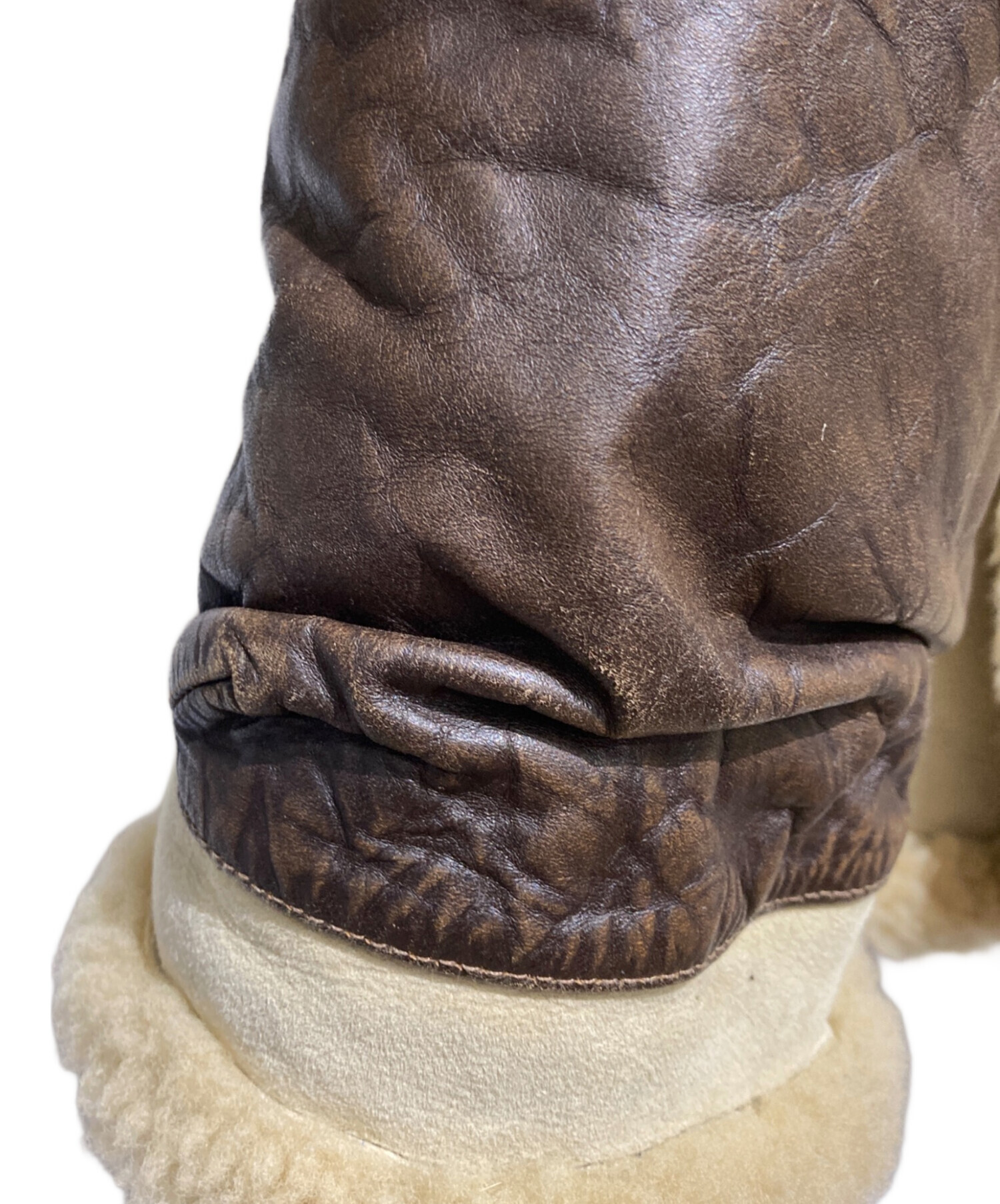 中古・古着通販】RRL (ダブルアールエル) ARCTIC SHEEP SKIN LEATHER