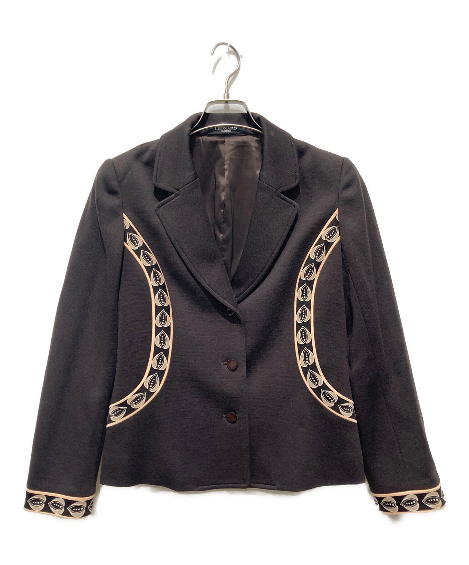 中古・古着通販】LEONARD (レオナール) テーラードジャケット ブラウン