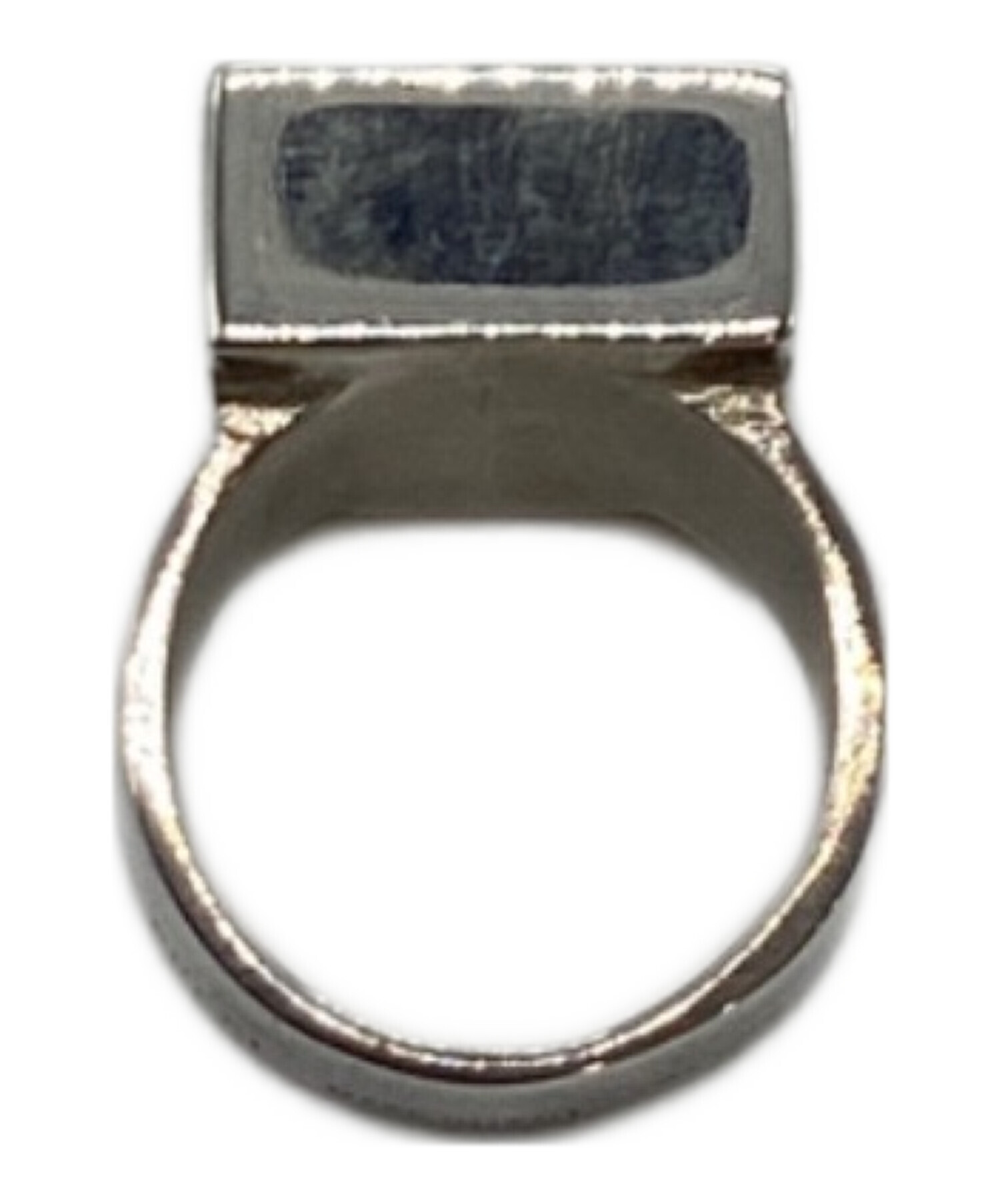 中古・古着通販】GUCCI (グッチ) スクエアシグネットリング シルバー