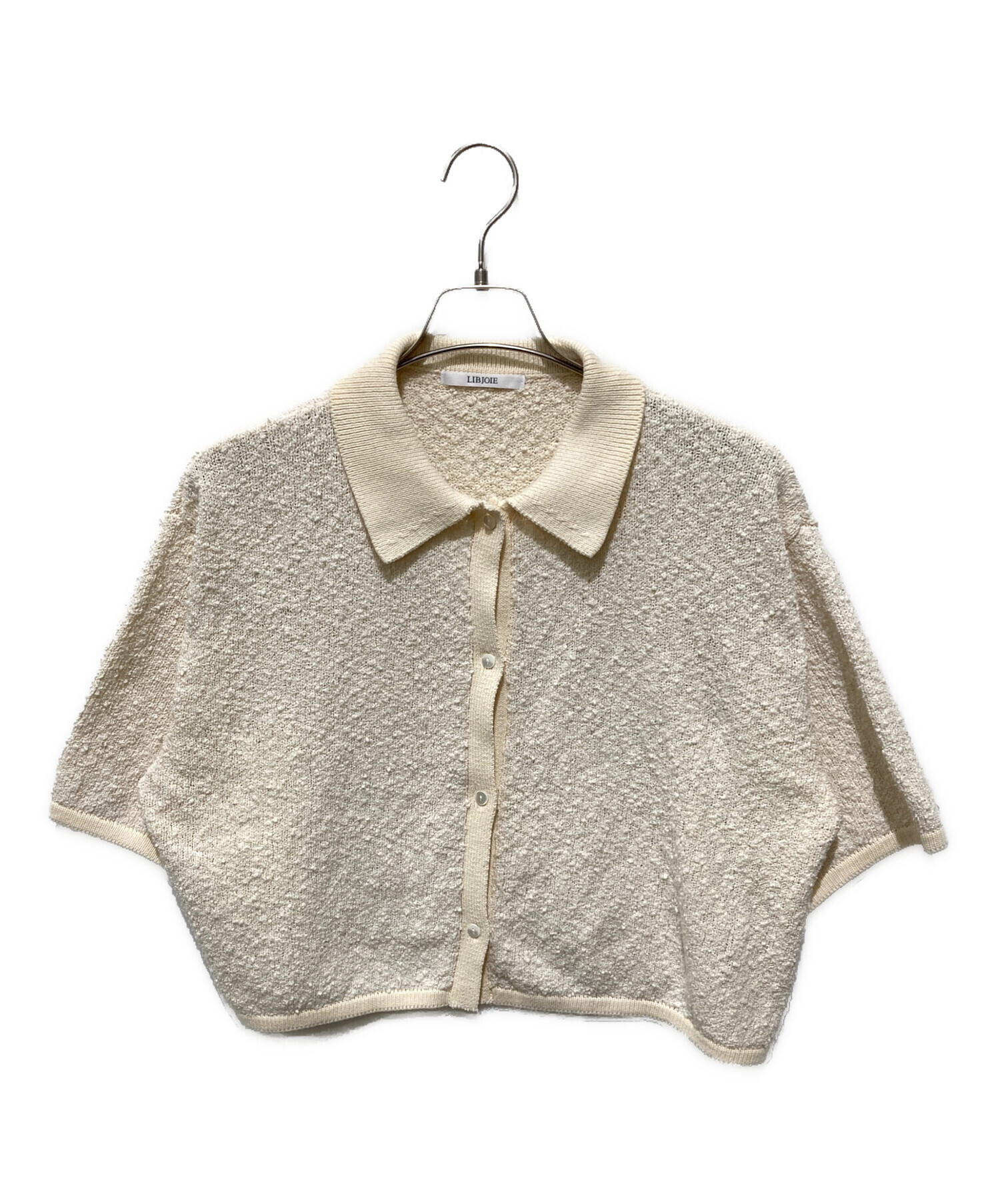 中古・古着通販】LIBJOIE (リブジョア) スラブニットナチュラルシャツ 
