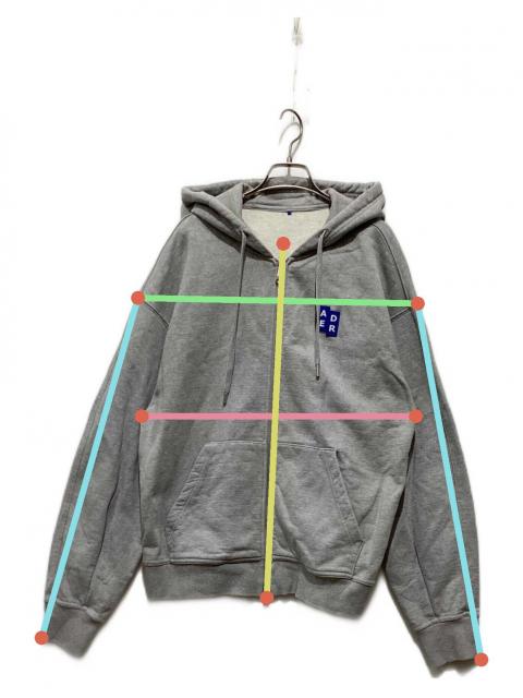 中古・古着通販】ADER error (アーダーエラー) ロゴジップパーカー