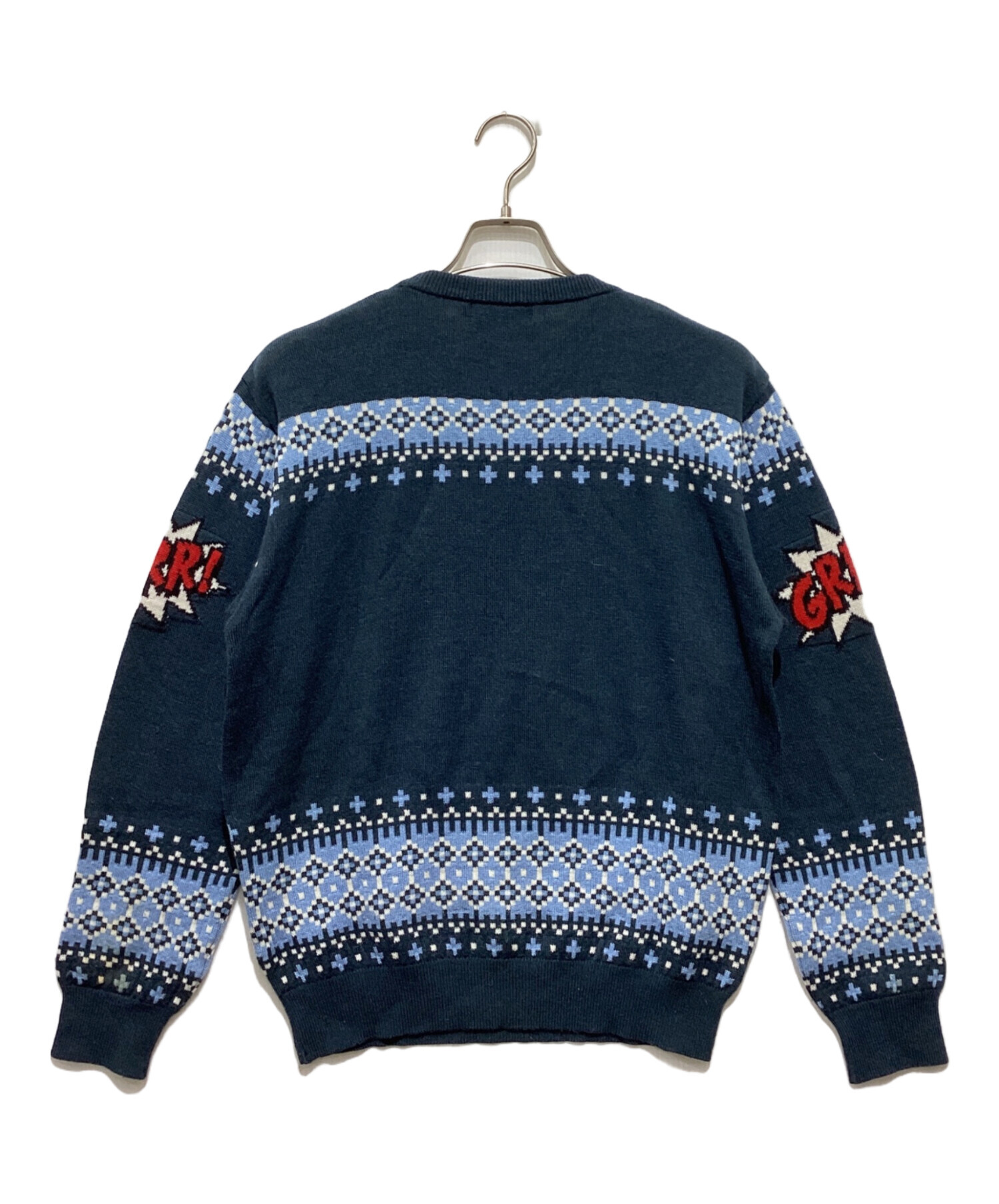 ヒステリックグラマー ジャガード ニット L 中古・古着通販】Hysteric Glamour (ヒステリックグラマー) ブルドッグ